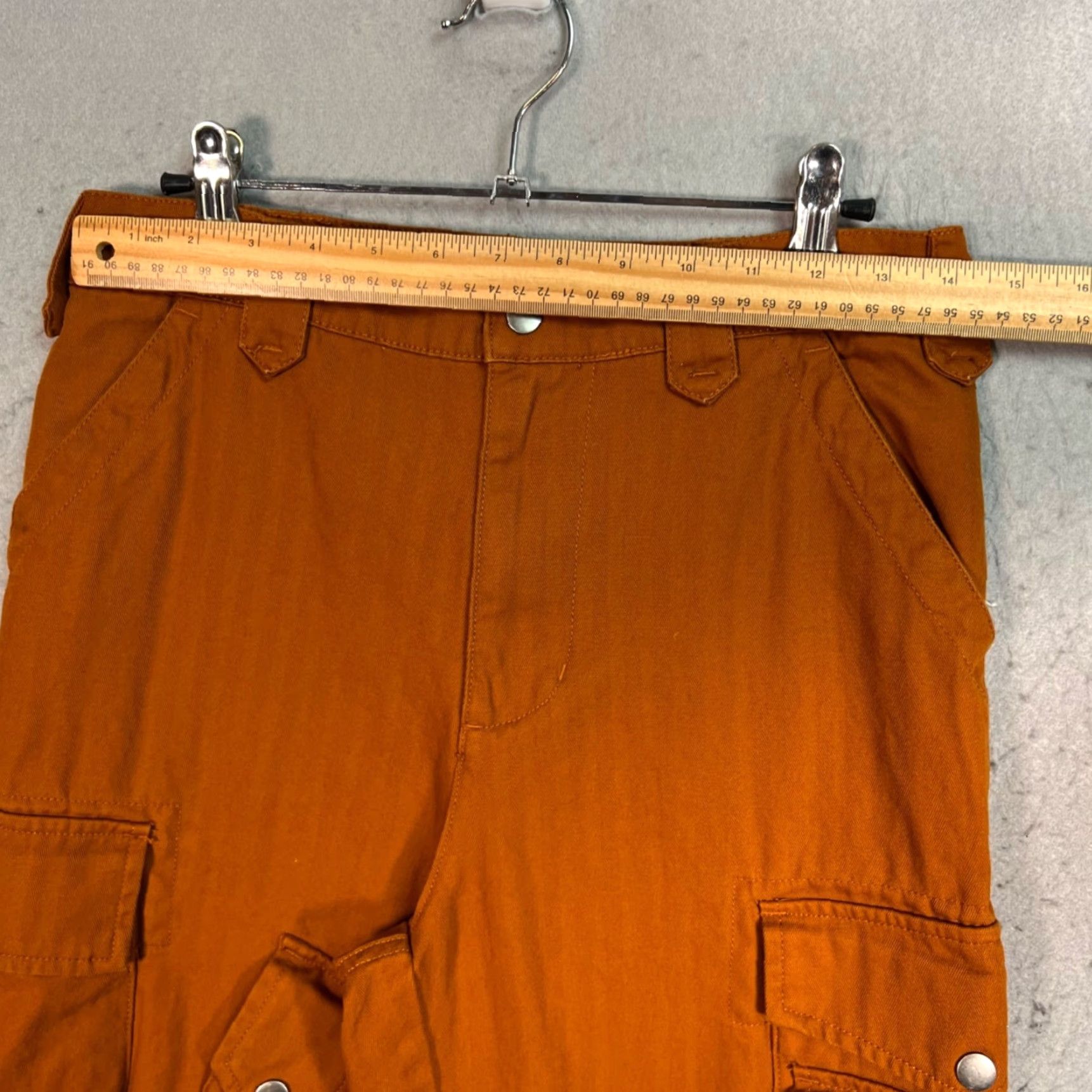 Bdg BDG Womens Cargo Pants Brown 28 100% Cotton Straight Leg High Rise Mens Womens Girls Boys? Size 28" / US 6 / IT 42 - 6 Thumbnail