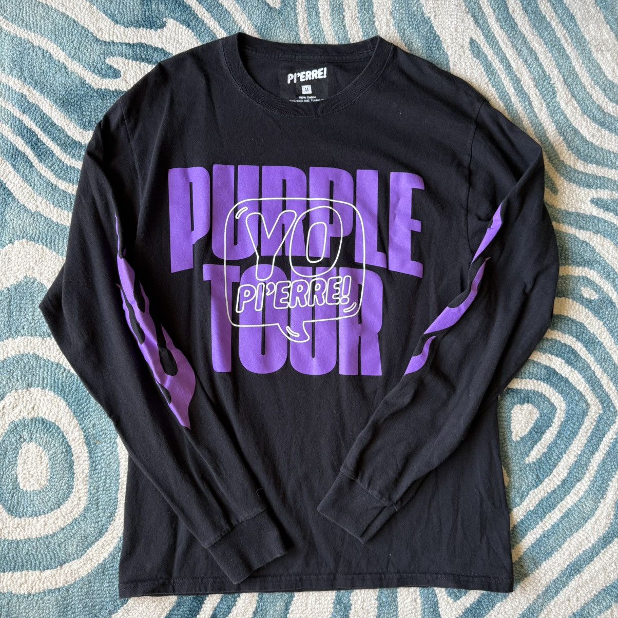 Pierre Bourne The Purple Tour Black Long Sleeve Medium
