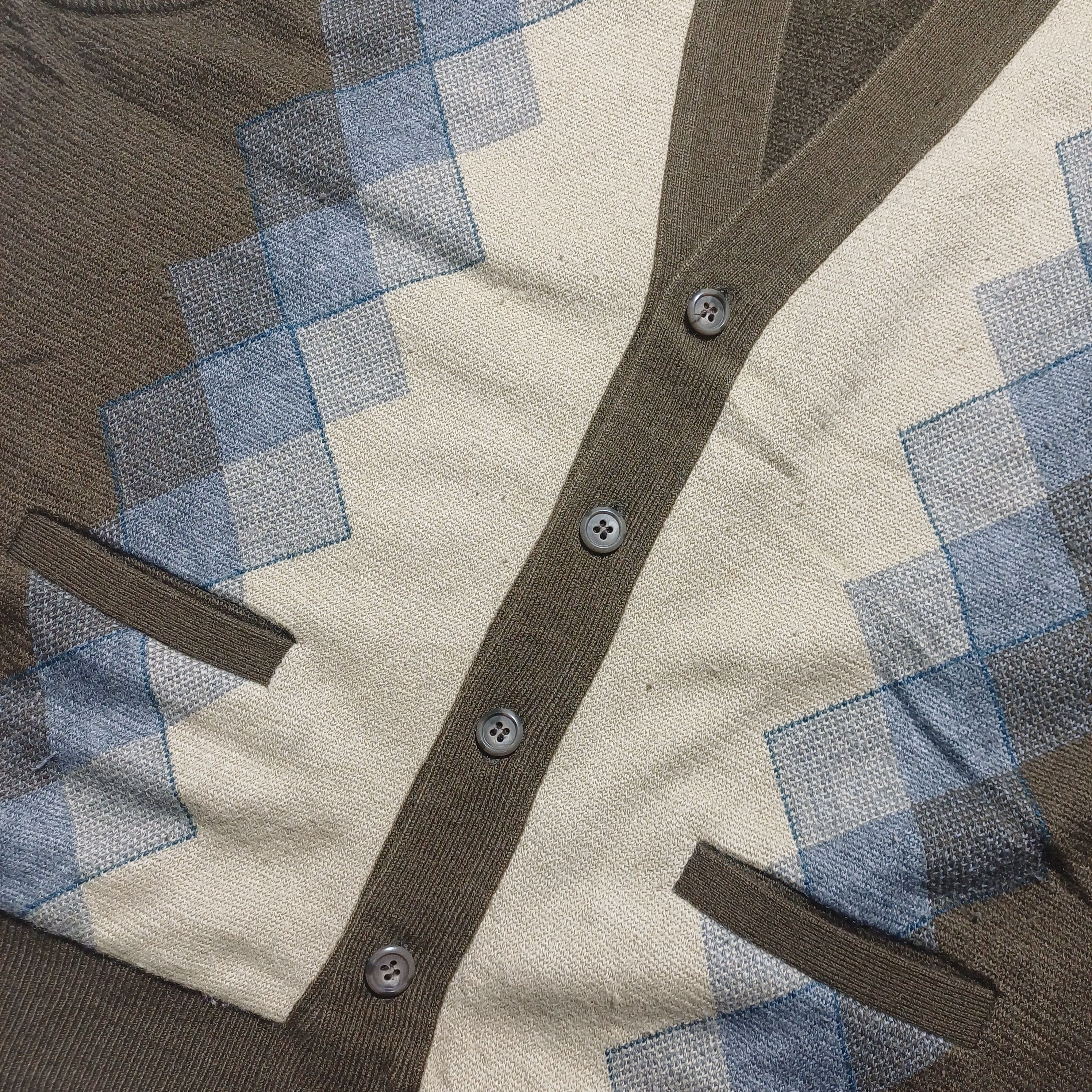 Lindbergh Lindbergh Japan Patterned Knit Vest Size US L / EU 52-54 / 3 - 3 Thumbnail