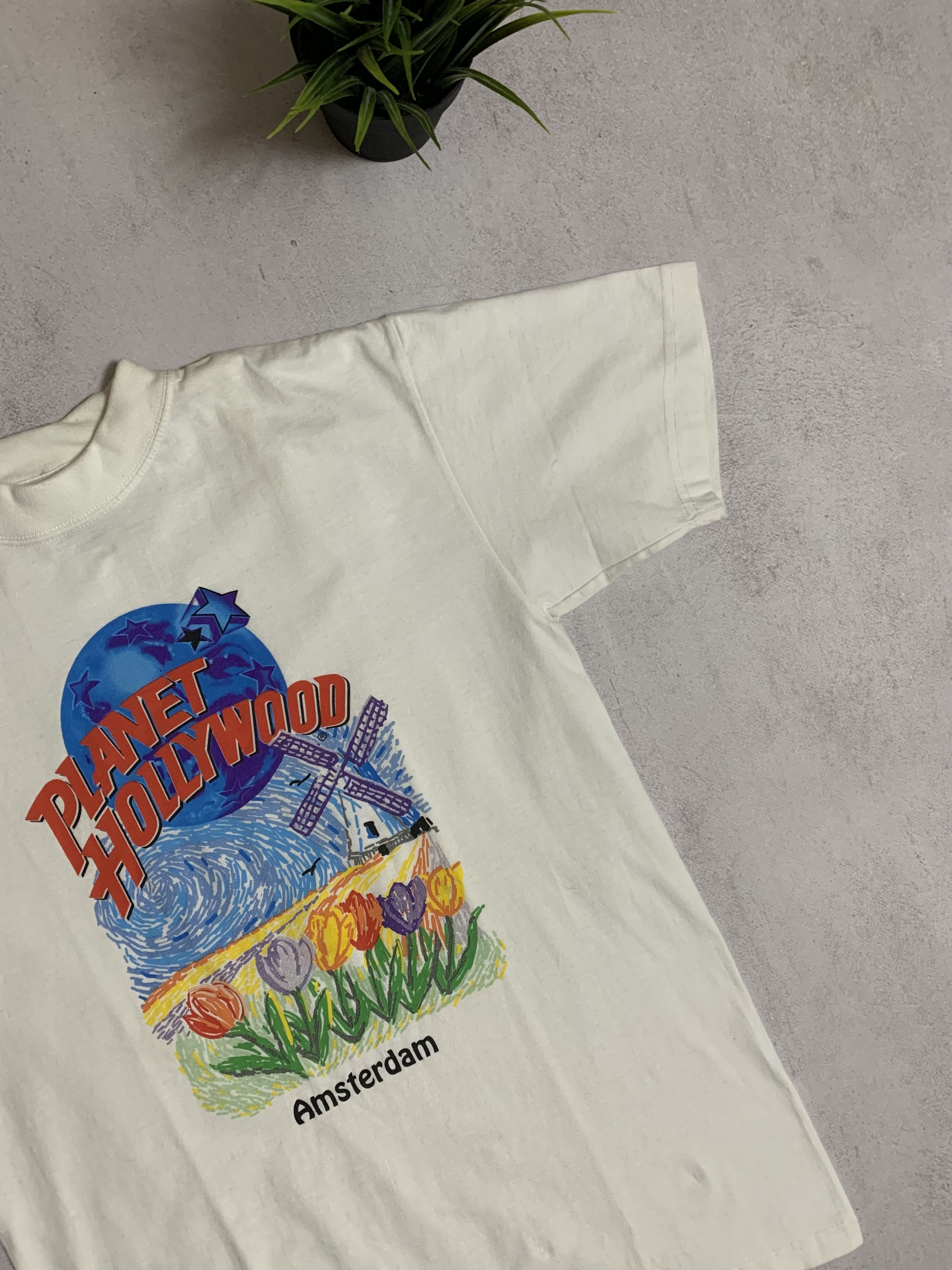 Japanese Brand × Vintage Vintage Planet Hollywood T Shirt Tee Amsterdam Baggy 90s Y2K Size US S / EU 44-46 / 1 - 4 Thumbnail