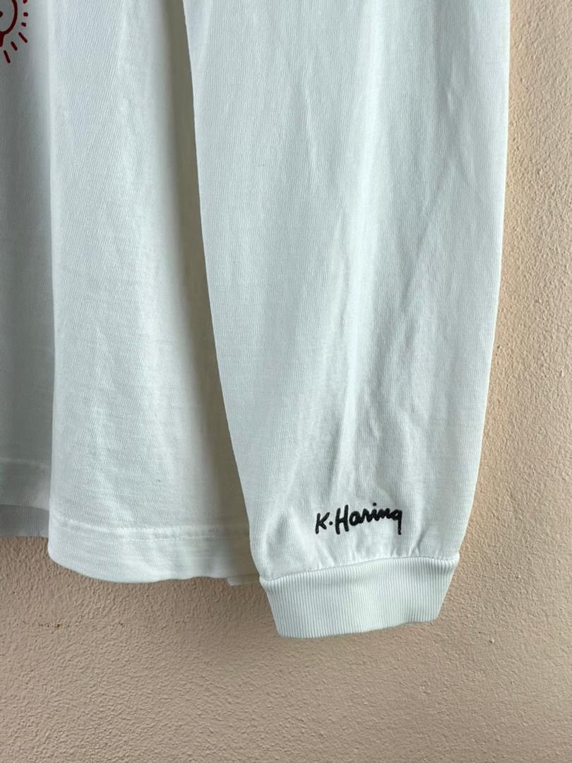 Keith Haring × Vintage Keith Haring Art Long Sleeve Tee Size US L / EU 52-54 / 3 - 9 Thumbnail