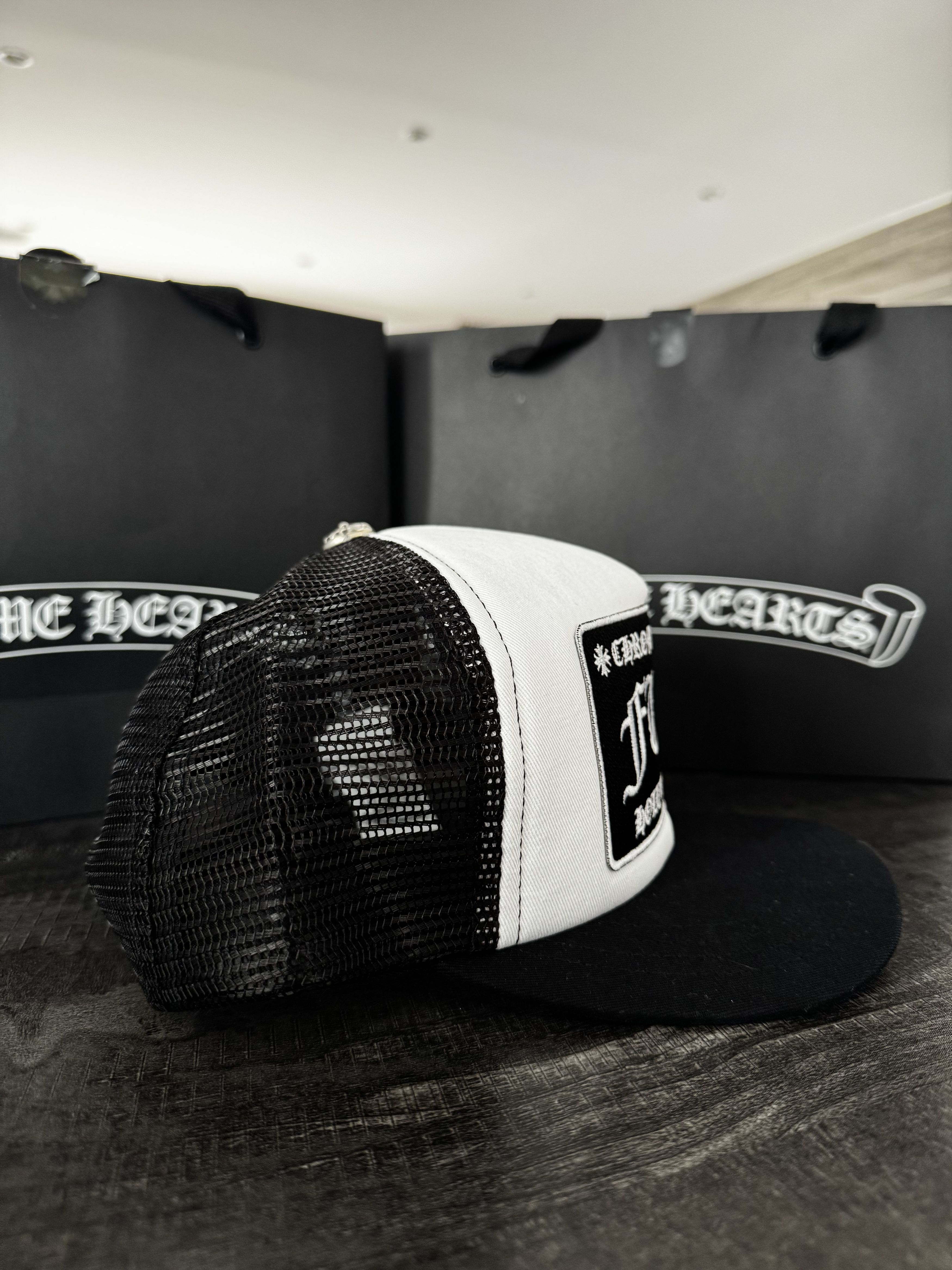 Chrome Hearts Chrome Hearts Black White Fuck Cap Size ONE SIZE - 3 Thumbnail