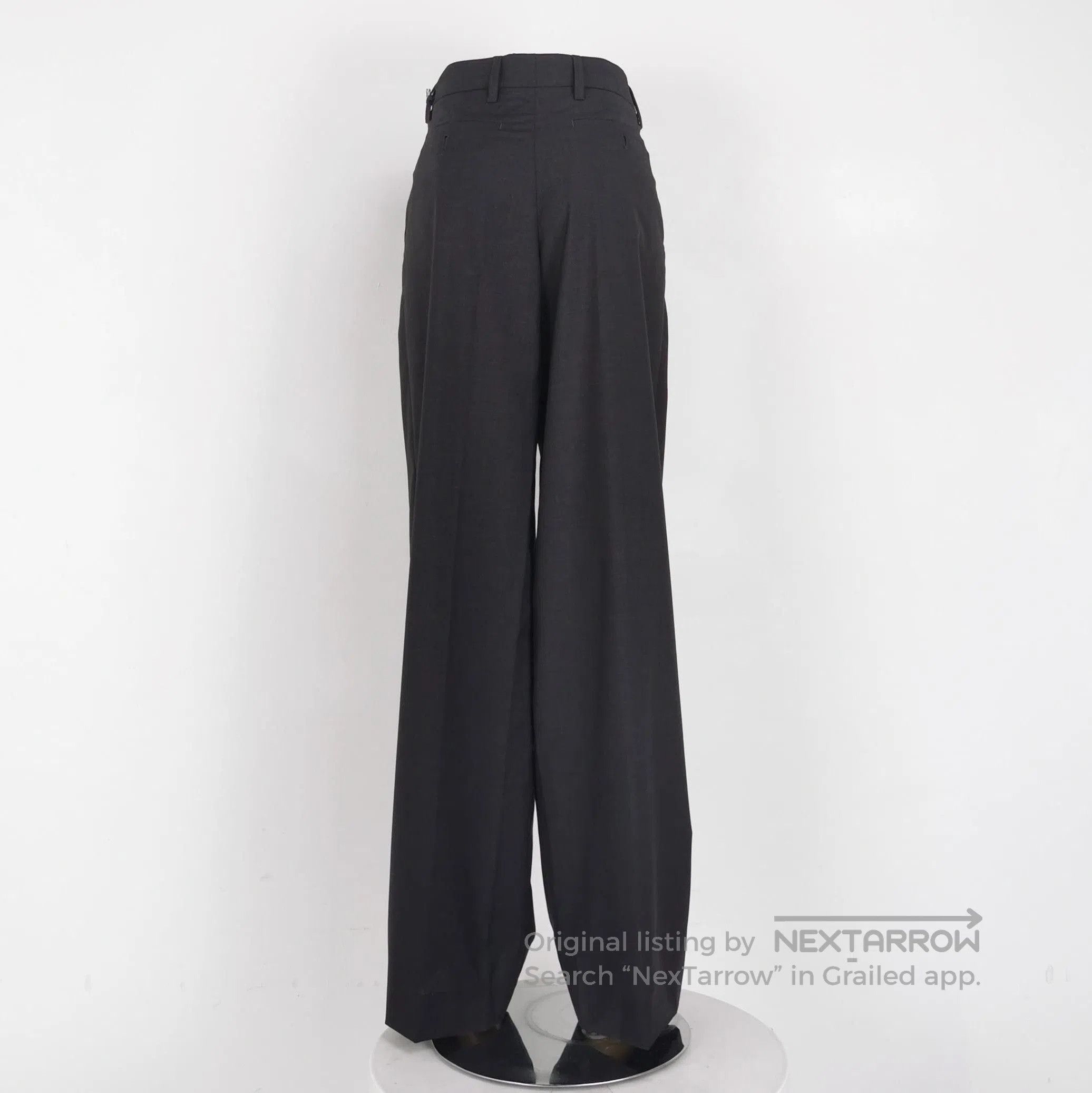 Prada Prada Wool Solid Color Wide. Size 37" - 3 Thumbnail