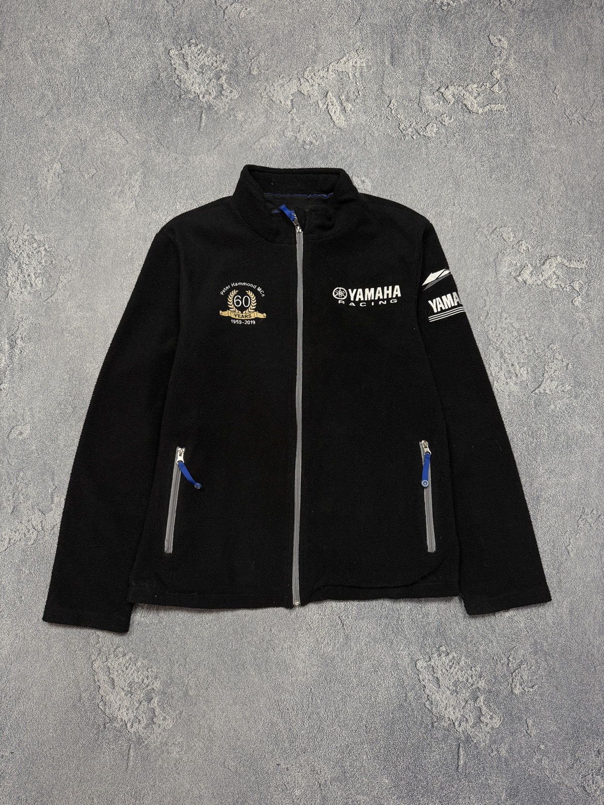 Other Vintage Yamaha Racing Fleece Jacket Motorcycle Big Logo F1 Size US M / EU 48-50 / 2 - 2 Thumbnail