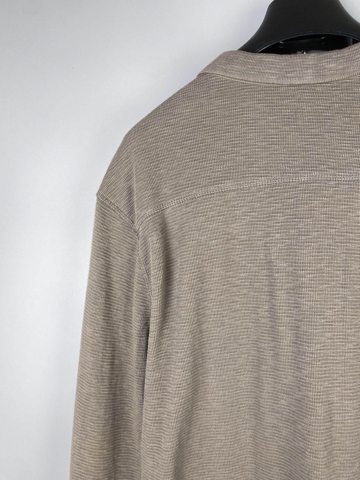 Allsaints Allsaints Cotton Waffle Knit Casual Clash Polo Shirt Size US M / EU 48-50 / 2 - 14 Thumbnail