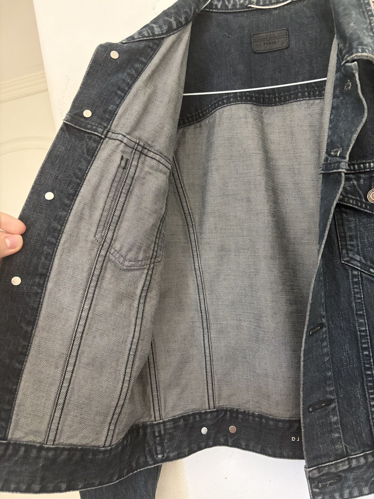Saint Laurent Paris SS13 Distressed Denim Trucker Jacket Hedi Slimane DJ01M Size US S / EU 44-46 / 1 - 3 Thumbnail