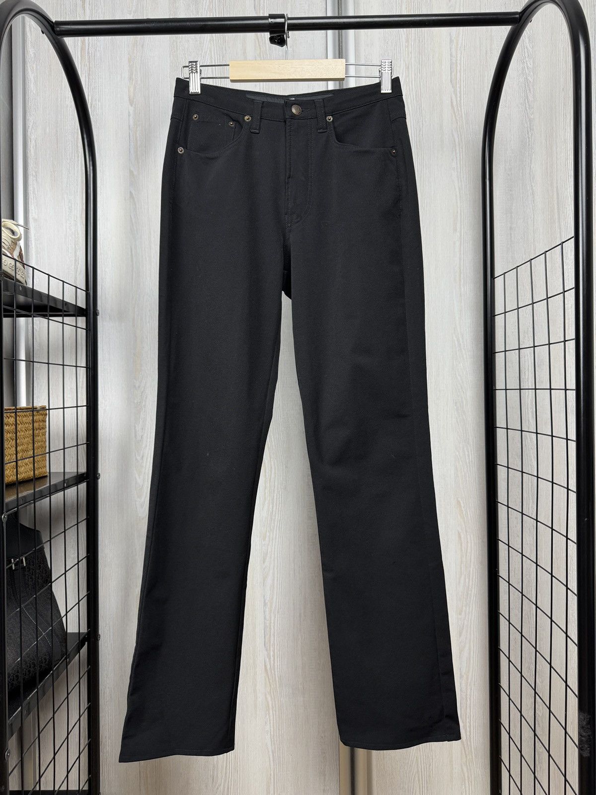 Marithe + Francois Girbaud Marithe Francois Girbaud black nylon stretch pants Size 27" / US 4 / IT 40 - 1 Thumbnail