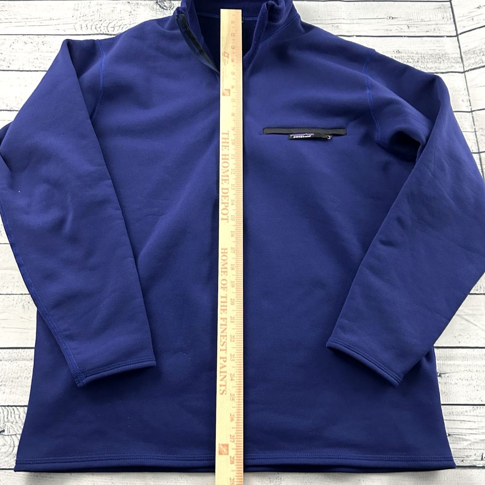 Patagonia Vintage Patagonia 1/4 Zip Fleece Lined Pullover Jacket - Mens Large Blue Size US L / EU 52-54 / 3 - 4 Thumbnail
