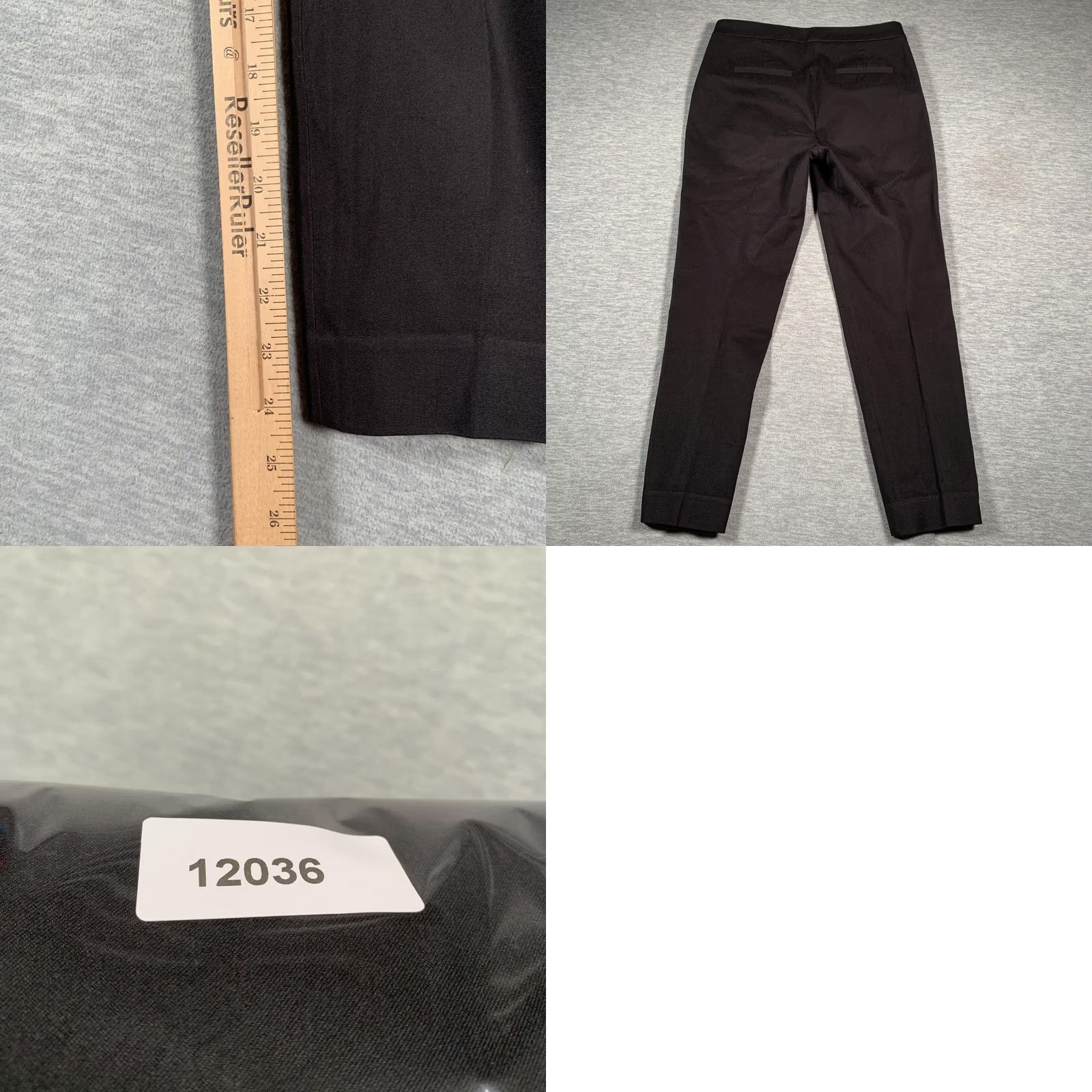 J.Crew J.Crew Pants Womens 2 Black Martie Bi-Stretch Slim Ankle Side Zip Work Dressy Size 26" / US 2 / IT 38 - 8 Thumbnail