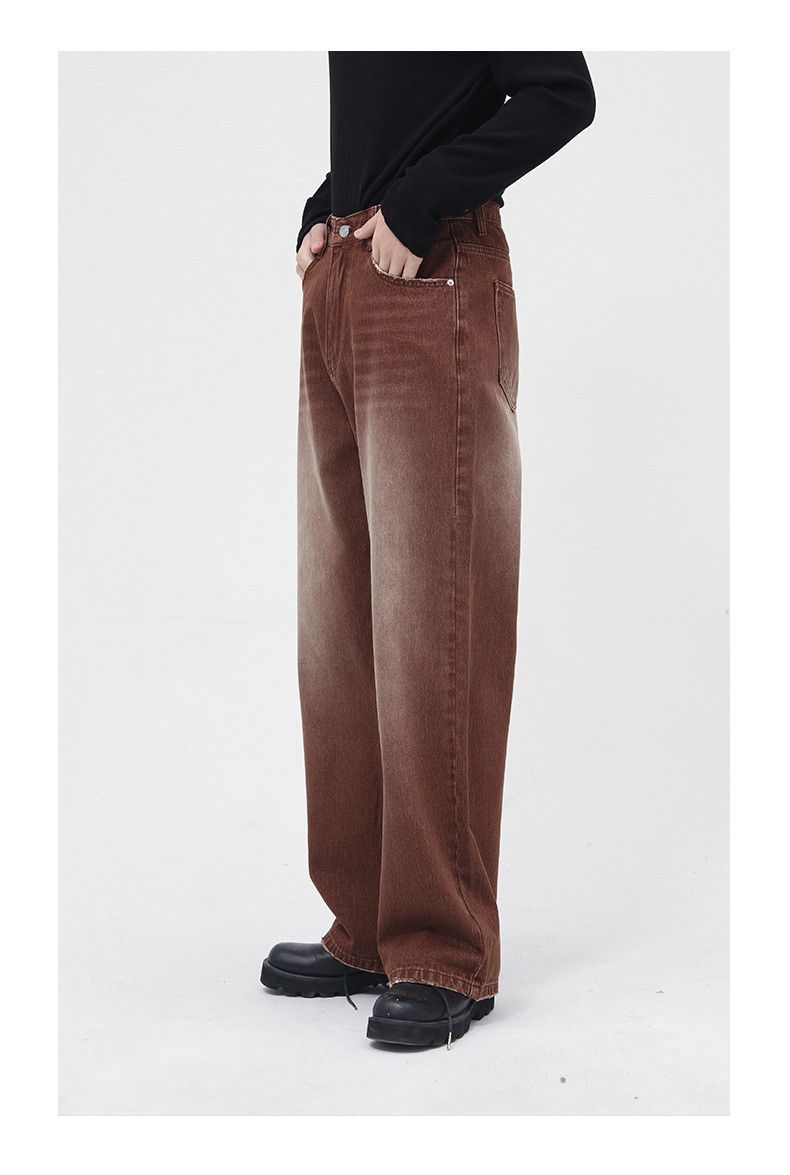 Japanese Brand × Jean Vintage Brown Washed Gradient Casual Jeans Size US 32 / EU 48 - 5 Thumbnail