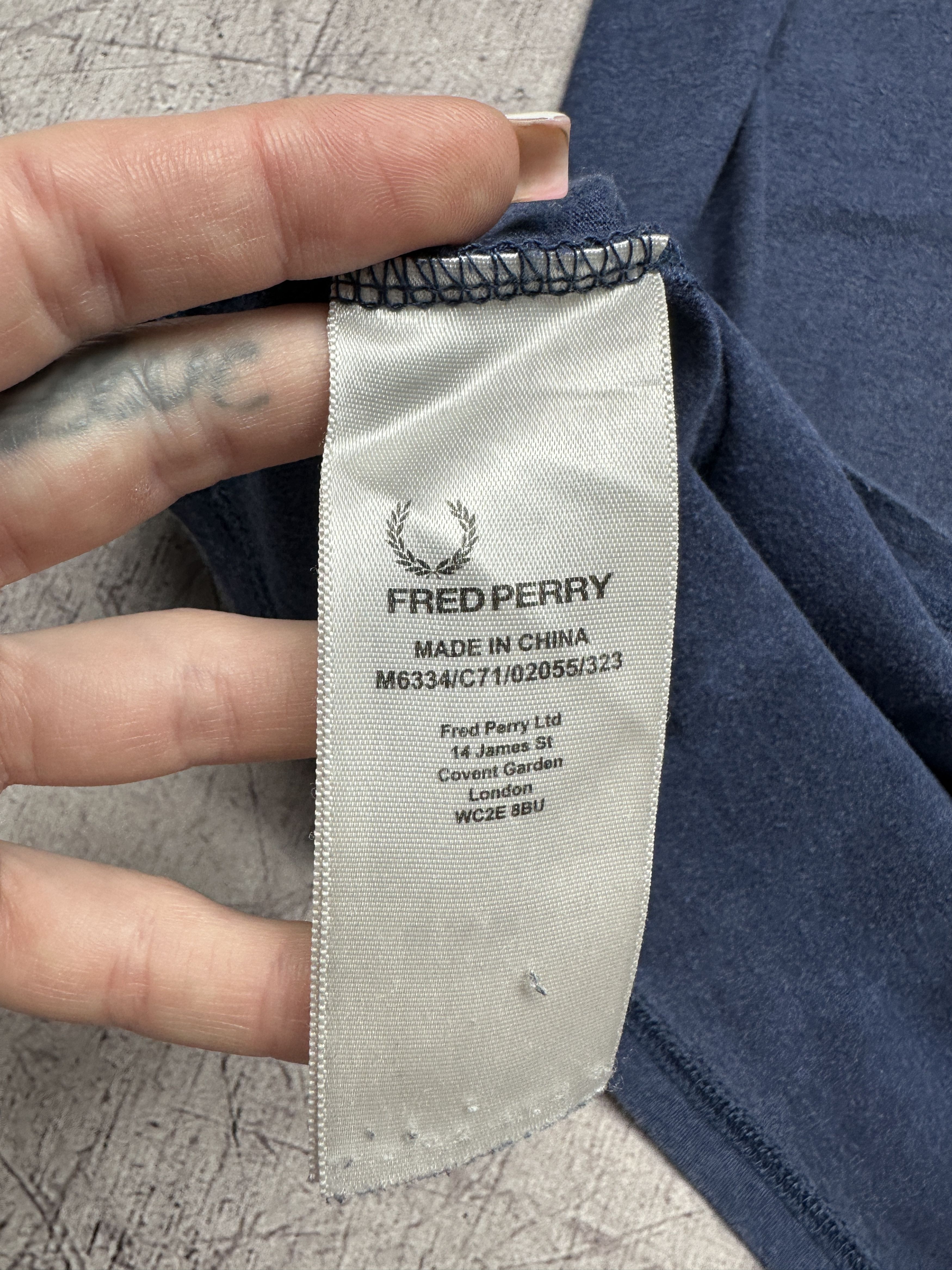 Fred Perry Fred Perry Mens Crew Neck T-Shirt Size US S / EU 44-46 / 1 - 5 Thumbnail