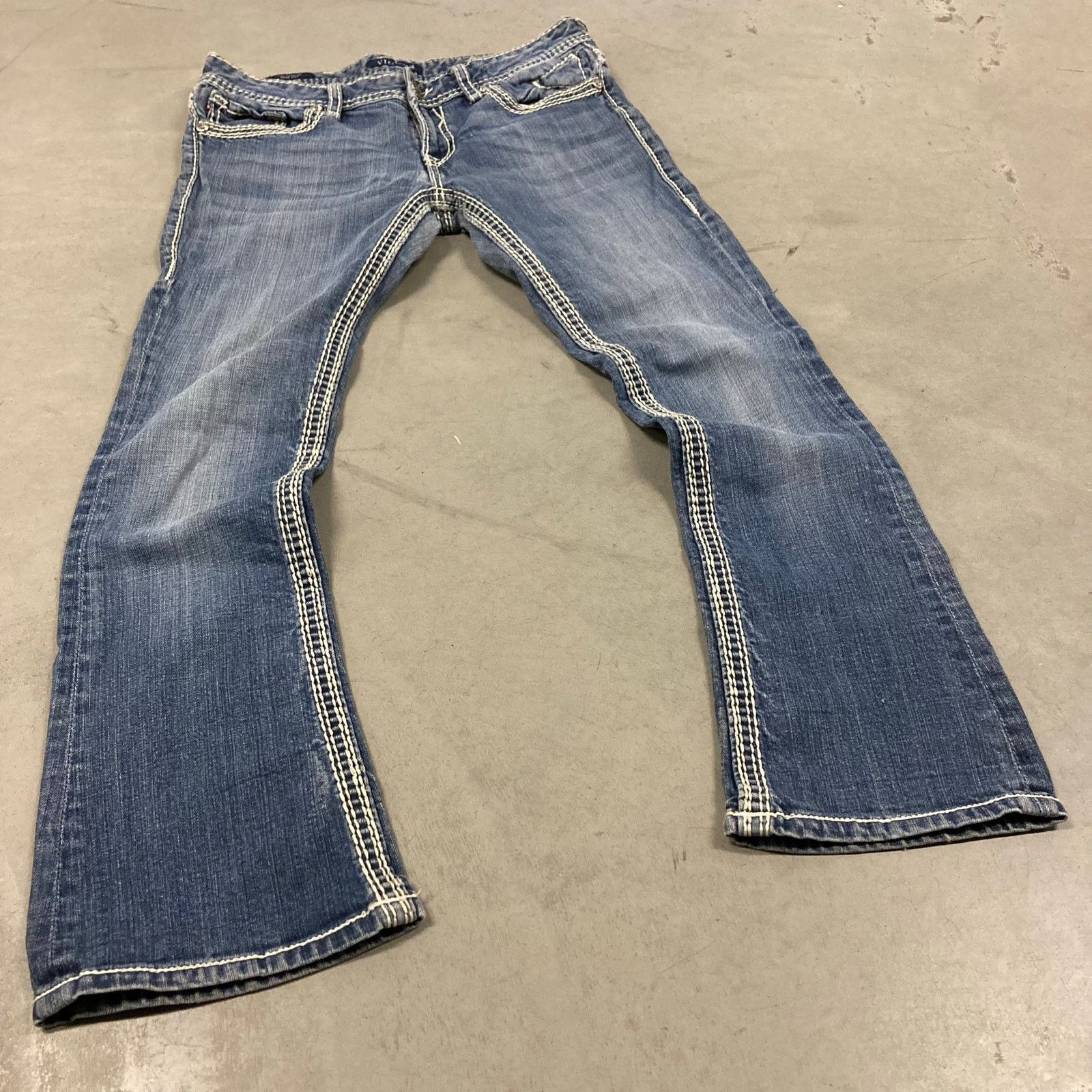 Vintage Y2K low rise vigoss western bootcut jeans 29x28 Size 29" - 1 Thumbnail