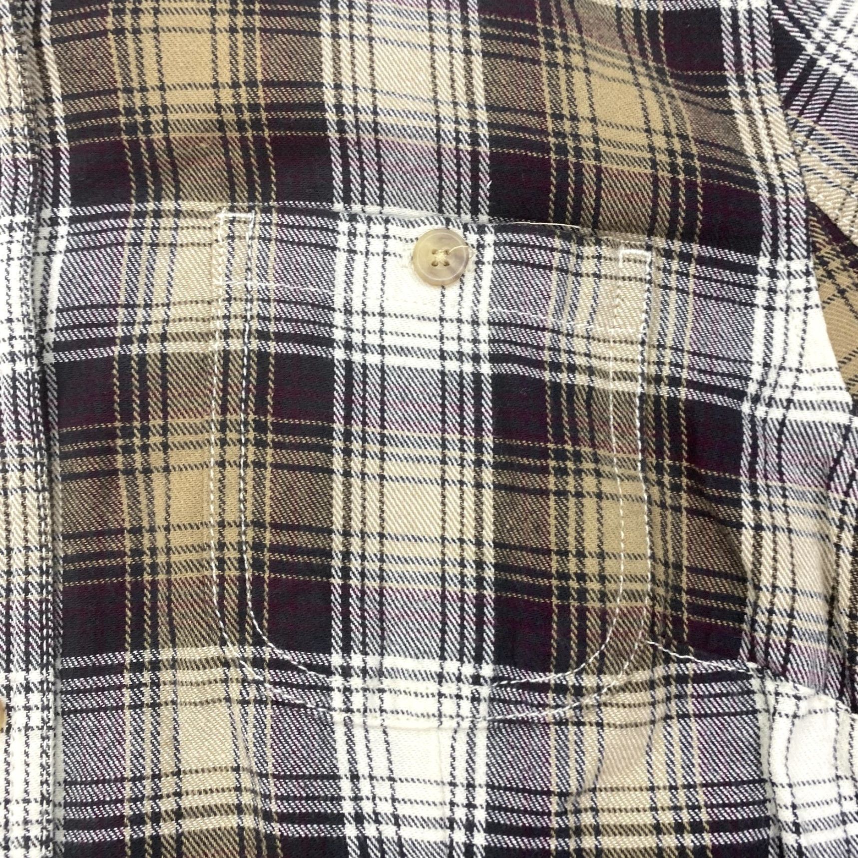 Duluth Trading Company Duluth Trading Co Shirt Mens Medium Brown Plaid Flannel Button Down Long Sleeve Size US M / EU 48-50 / 2 - 2 Thumbnail