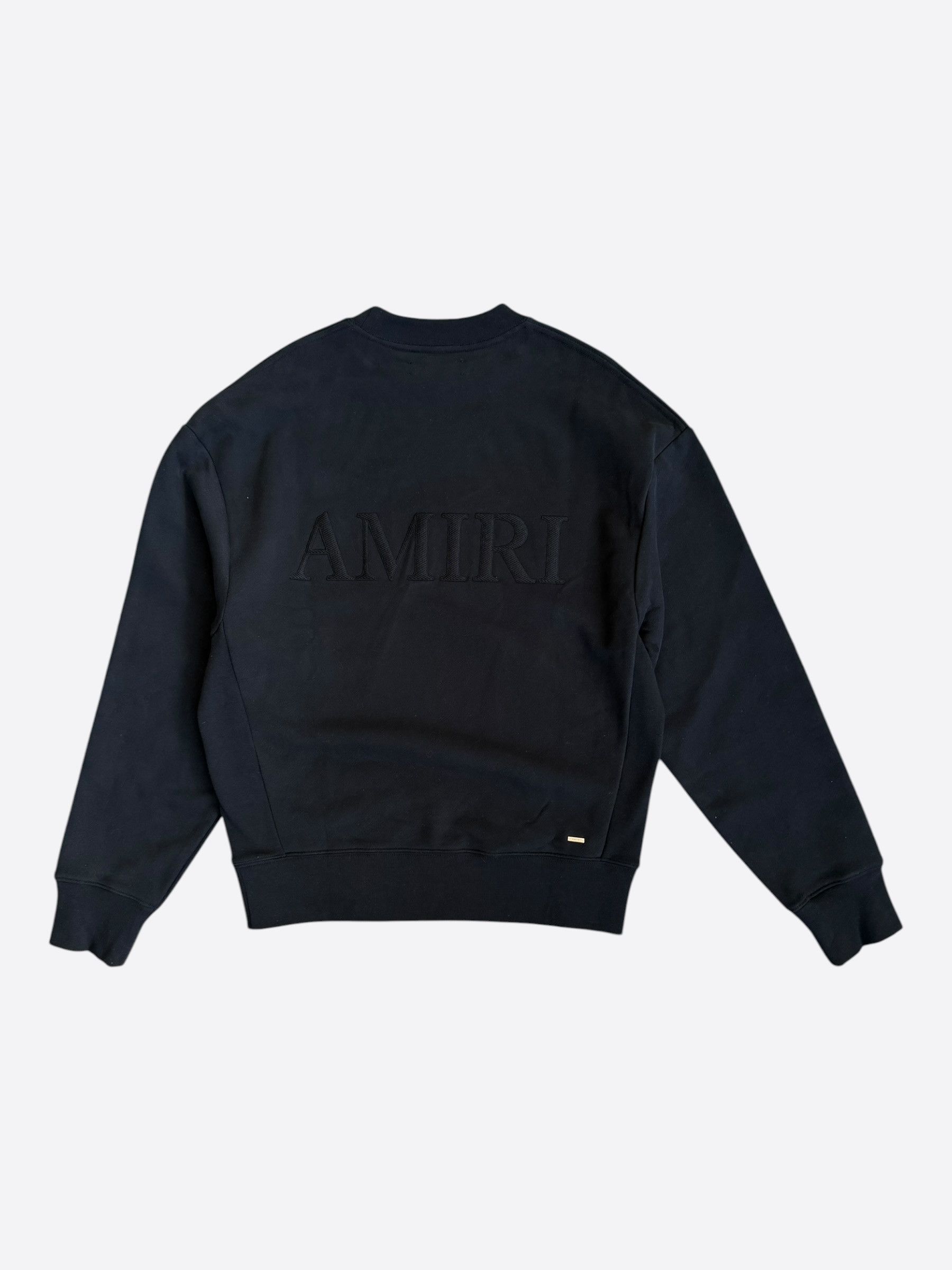 Amiri Amiri Black Embroidered Core Logo Sweater Size US S / EU 44-46 / 1 - 2 Thumbnail