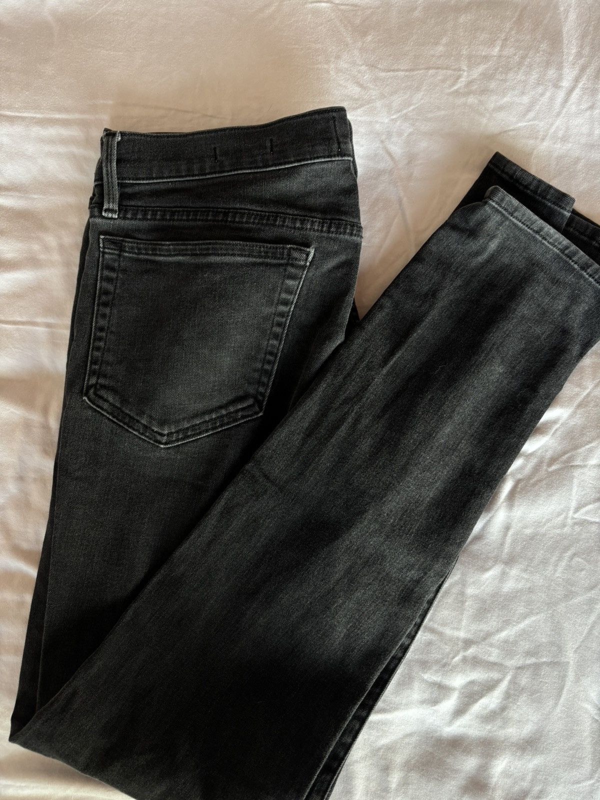 Frame FRAME L’Homme Skinny Jeans — Washed Black (W34) Size US 34 / EU 50 - 4 Thumbnail