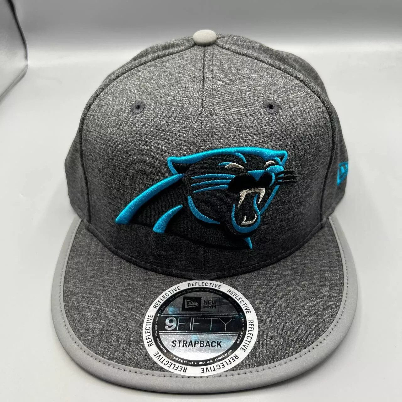 New Era Carolina Panthers Hat Men Reflective Snap Back Cap New Size ONE SIZE - 1 Thumbnail