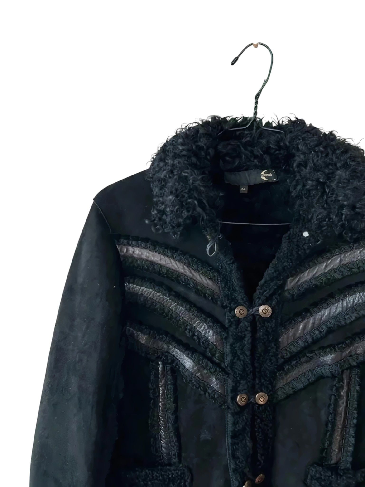 Roberto Cavalli SHEARLING SUEDE LEATHER JACKET Size M / US 6-8 / IT 42-44 - 4 Thumbnail