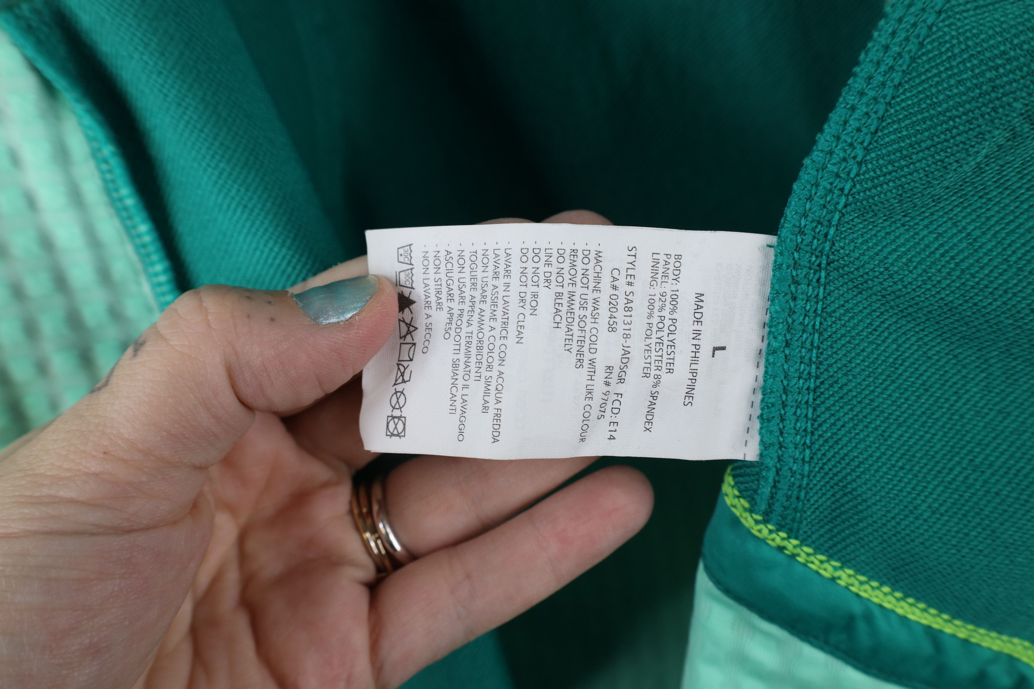 Saucony × Vintage New Saucony Out Run Shield Full Zip Running Nomad Jacket Size L / US 10 / IT 46 - 13 Thumbnail