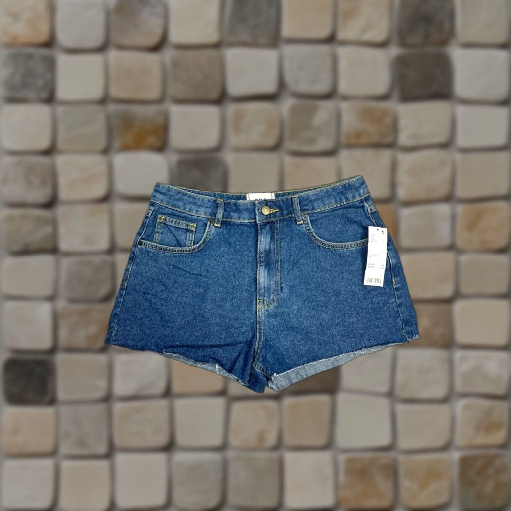 Urban Outfitters VINTAGE Urban Outfitters Womens Shorts 30 Medium Dark Wash Denim High Rise 90s Festival Beach Casual Women's Size 30" / US 8 / IT 44 - 1 Thumbnail