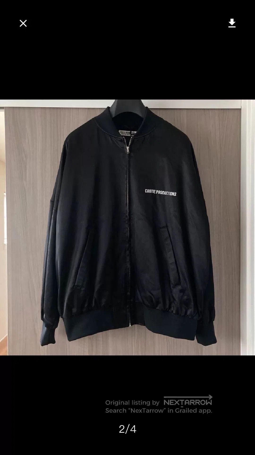 Japanese Brand Cootie Satin Nylon Jacket with Logo Embroidery. Size US S / EU 44-46 / 1 - 5 Thumbnail