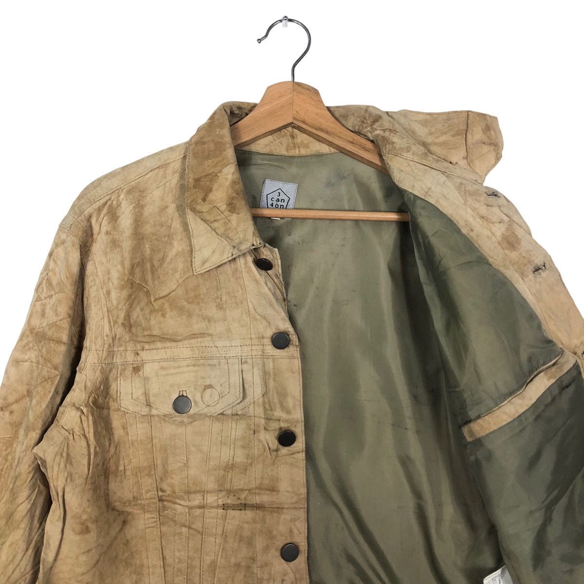 Japanese Brand 🔥90’s Biker Genuine Leather Jacket Inspire Issey Miyake Size US M / EU 48-50 / 2 - 9 Thumbnail