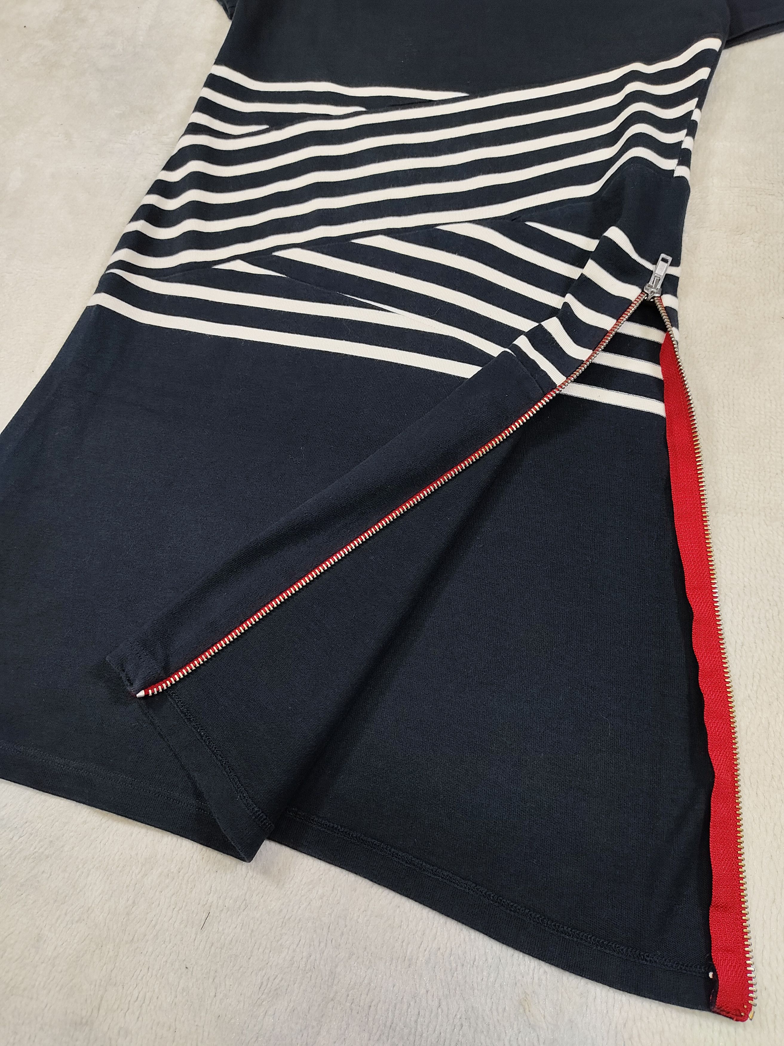 Seditionaries 🔥Boy by Band of Outsiders x Bleecker Stripe Panel Dress Size S / US 4 / IT 40 - 7 Thumbnail