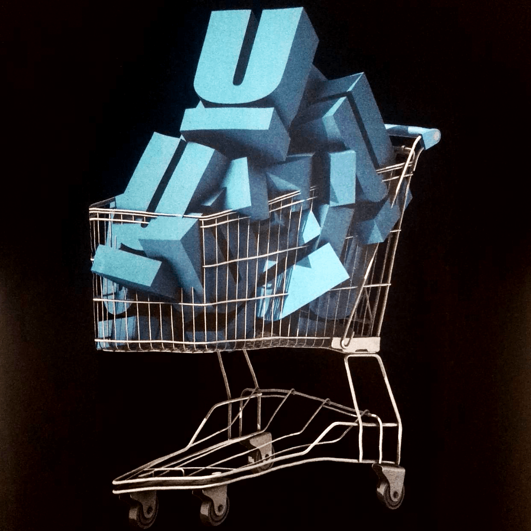 Undercover Undercover 21SS “U Shopping Cart” Tee Black Size M Size US M / EU 48-50 / 2 - 3 Thumbnail