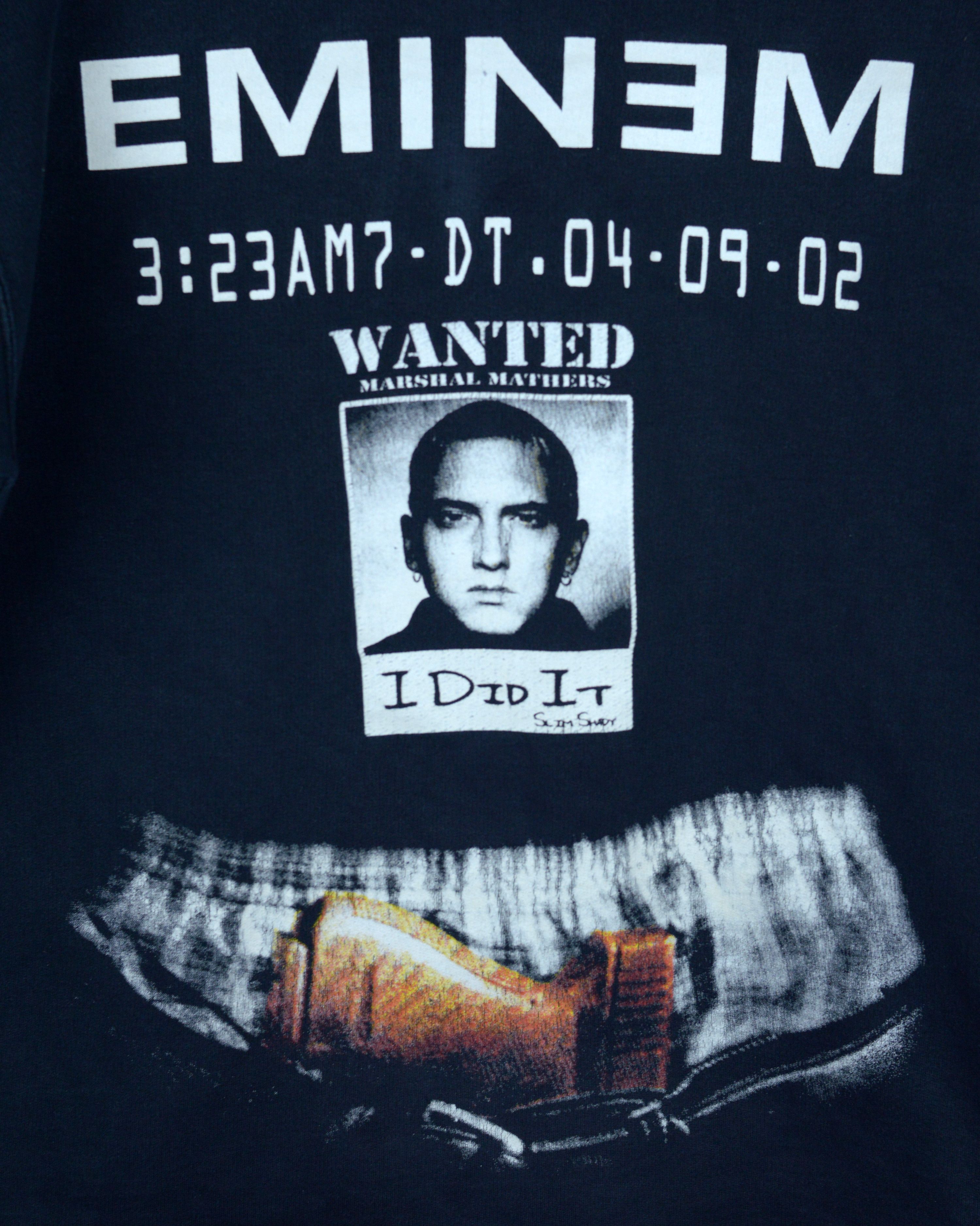Eminem × Vintage Vintage Eminem Marshall Mathers I Did It 2002 t shirt Size US XL / EU 56 / 4 - 3 Thumbnail