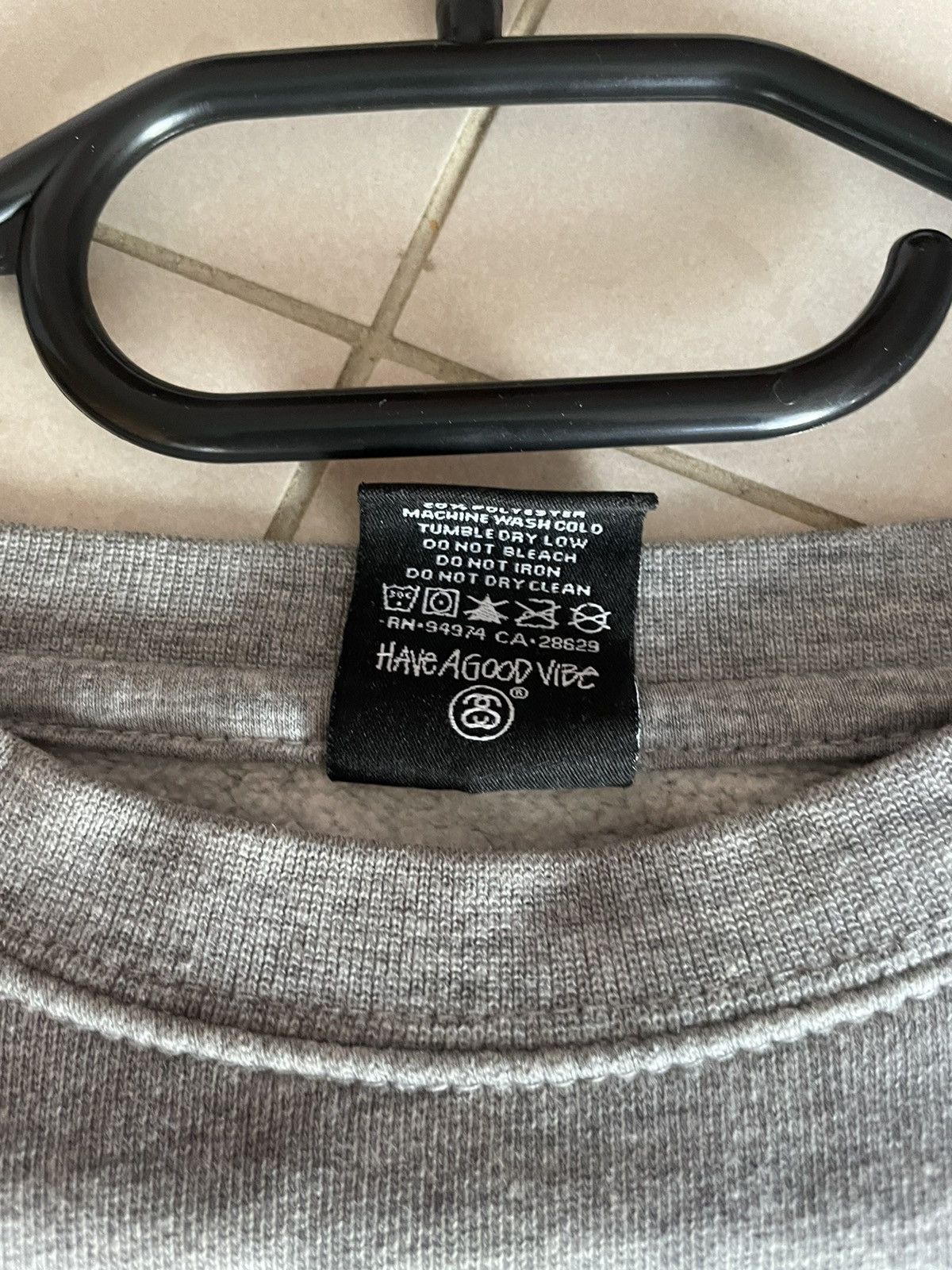 Stussy Stussy grey sweatshirt rare vintage Size US M / EU 48-50 / 2 - 3 Thumbnail