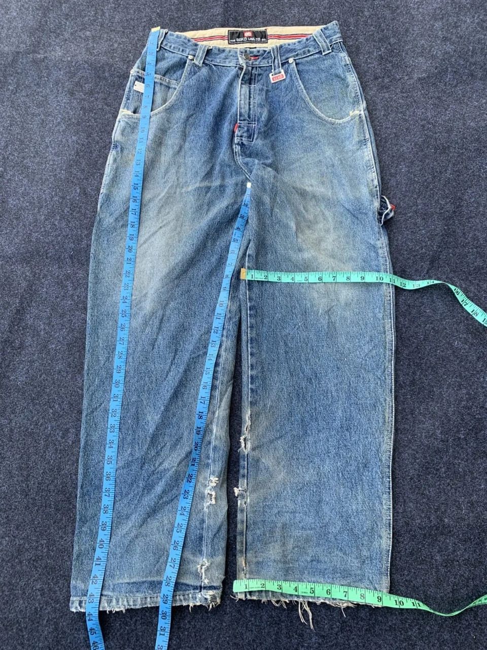 Ecko Unltd. Vintage ECKO UNLTD baggy Carpenter jeans y2k skater. Size US 32 / EU 48 - 9 Thumbnail