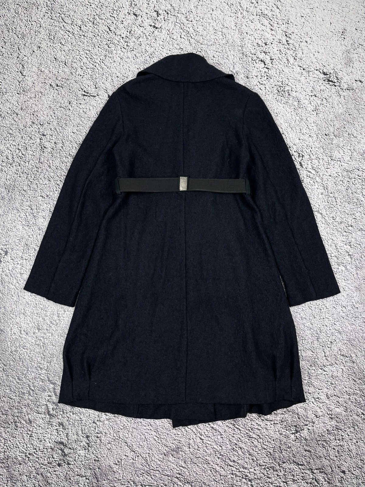 Cop Copine Cop Copine Matrix Wrap Wool Coat Gothic Avant-Garde Belted Size L / US 10 / IT 46 - 10 Thumbnail