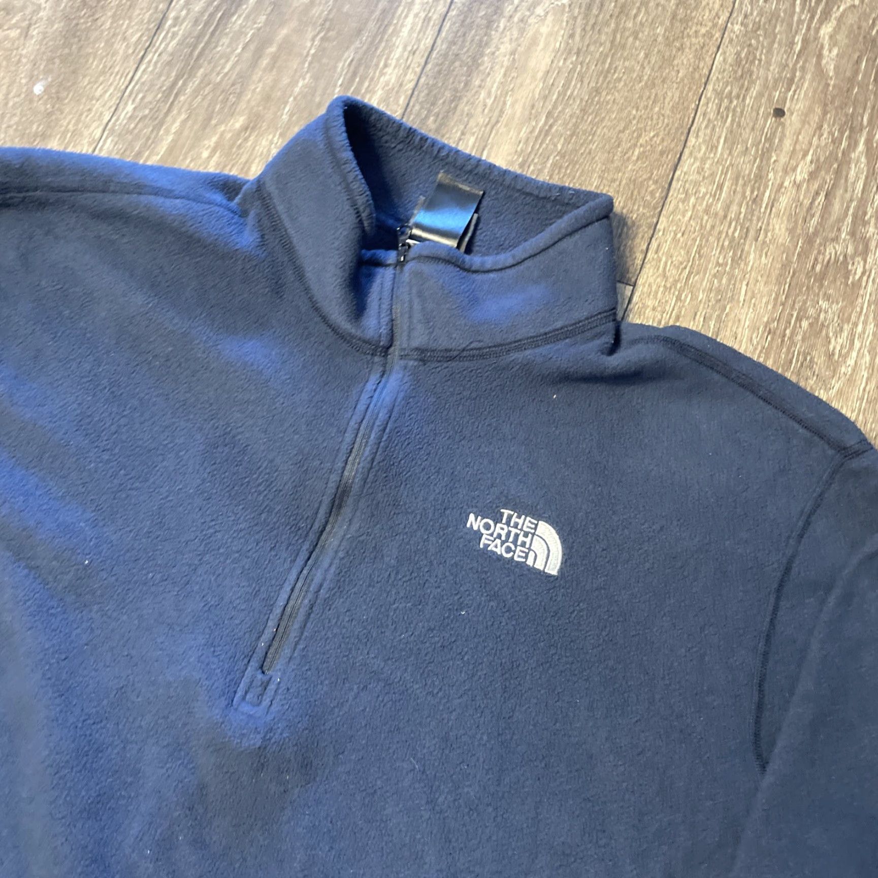 The North Face The North Face Sweatshirt Navy Blue 2XL Zip Fleece Pullover Mens Size US XXL / EU 58 / 5 - 2 Thumbnail