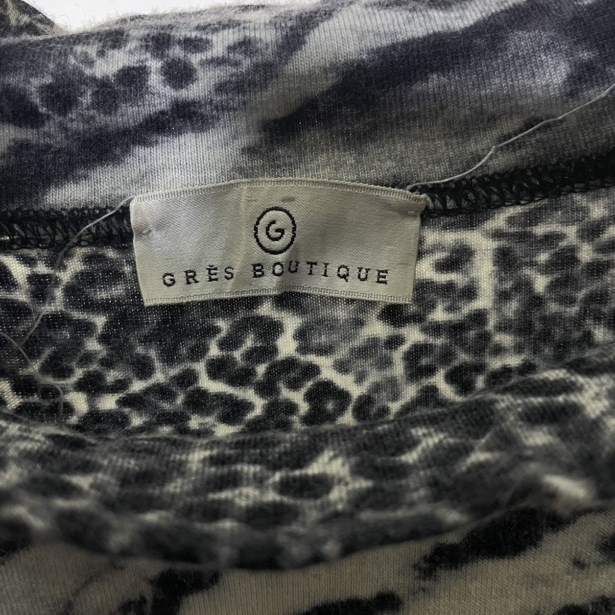 Other Gres Boutique Leopard Turtle Neck Acrylic Wool Made in Italy Size S / US 4 / IT 40 - 2 Thumbnail