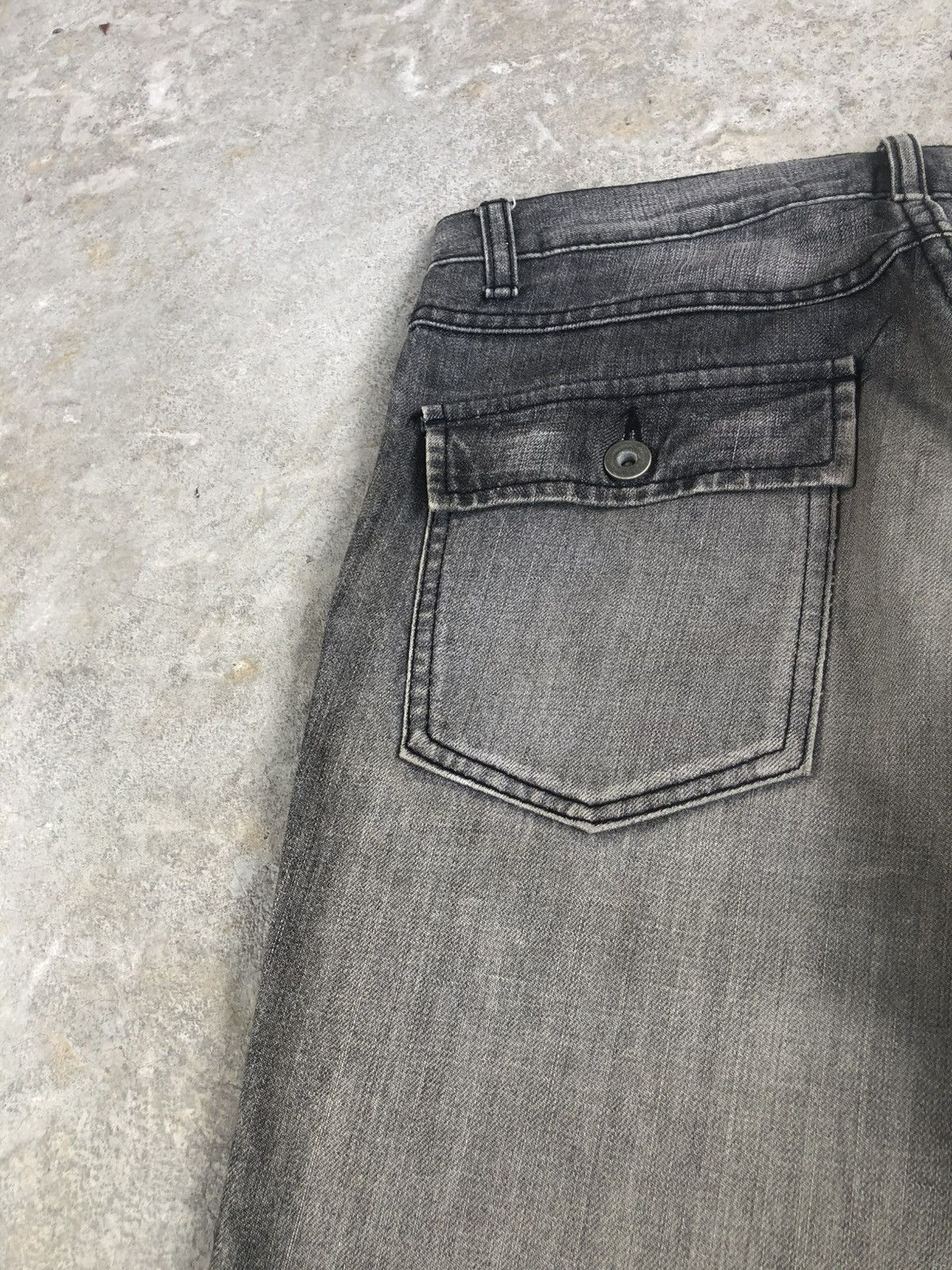 If Six Was Nine Japanese Abahouse Flared Jeans Mud Wash Distressed Jeans Size US 30 / EU 46 - 15 Thumbnail