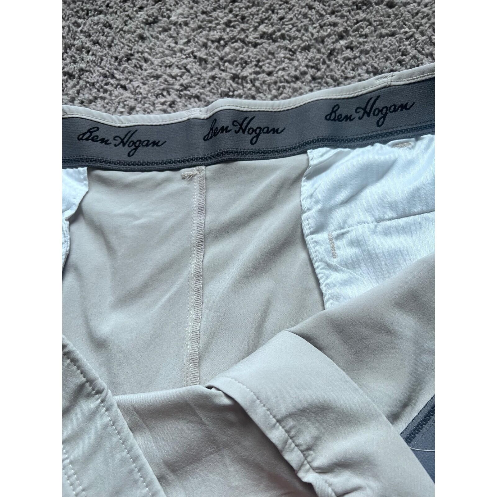 Other Ben Hogan Golf Shorts Mens 48 Light Gray Performance Stretch Size ONE SIZE - 5 Thumbnail
