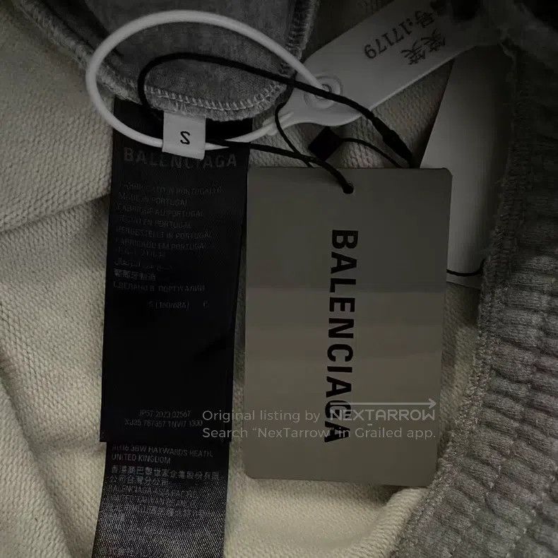 Balenciaga Balenciaga size S Hole Distressed Baggy Loose Straight Leg Size US 27 - 4 Thumbnail