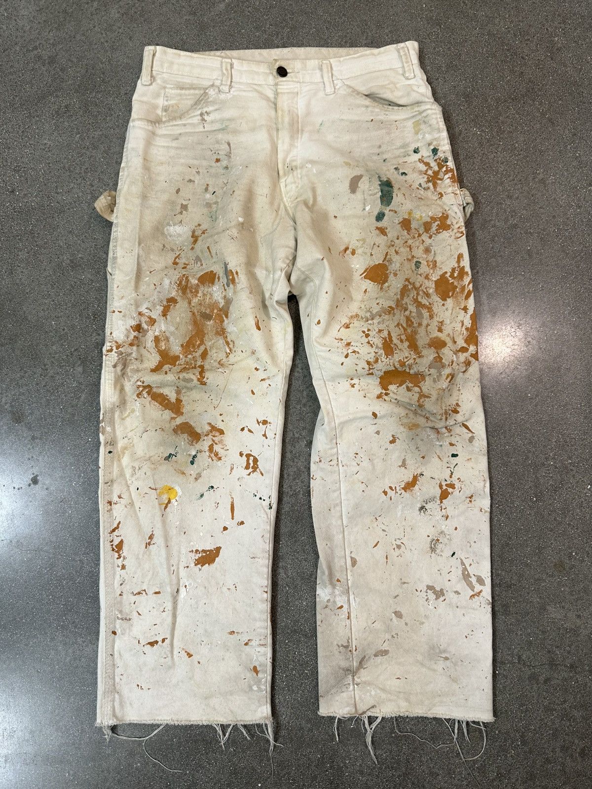 Dickies Vintage Dickies Paint Splatter Carpenter Pant Size US 32 / EU 48 - 1 Thumbnail