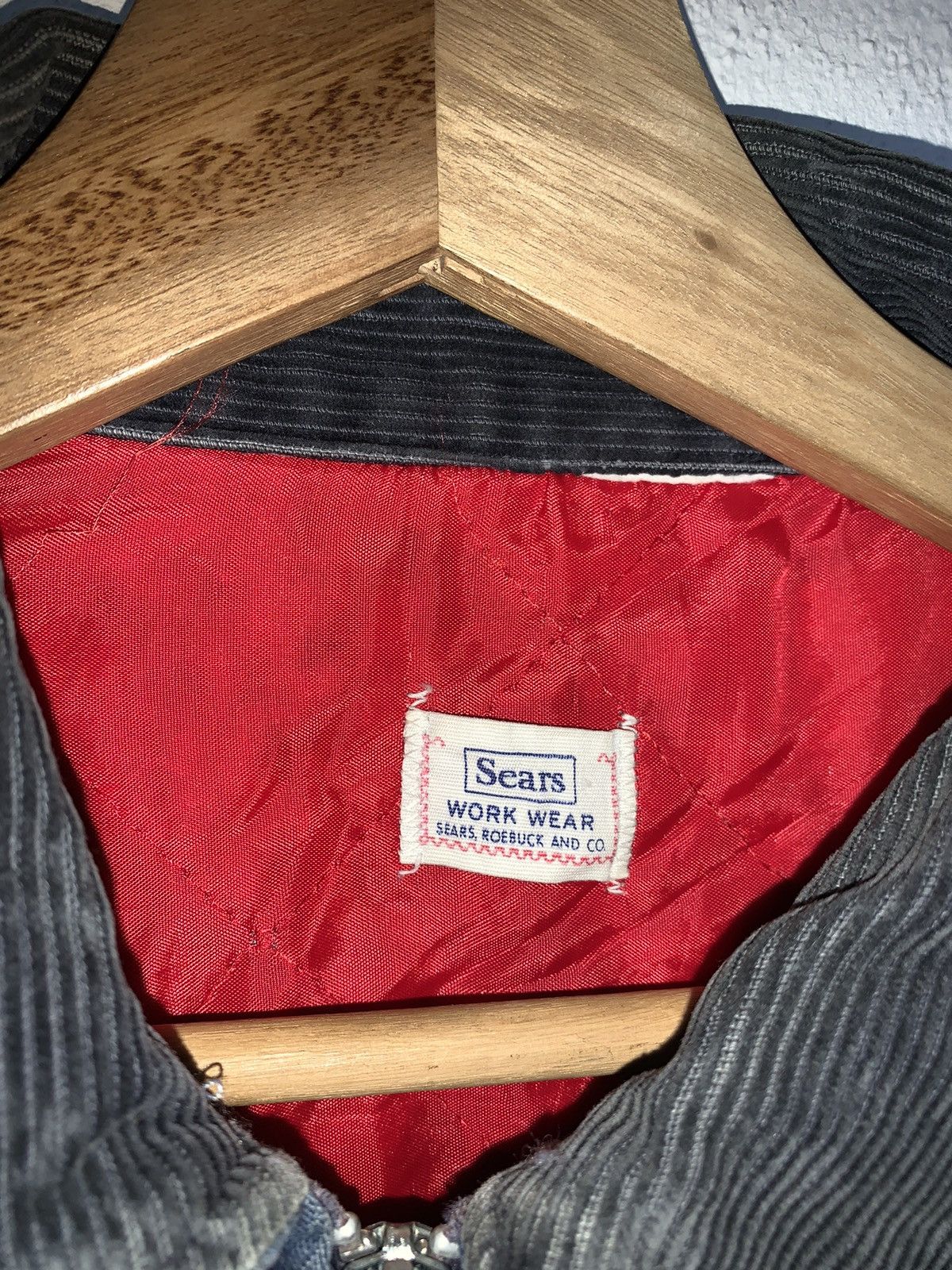 Vintage VTG 80’s Patchwork SEARS BY Roebuck Worker Chore jacket Size US L / EU 52-54 / 3 - 5 Thumbnail