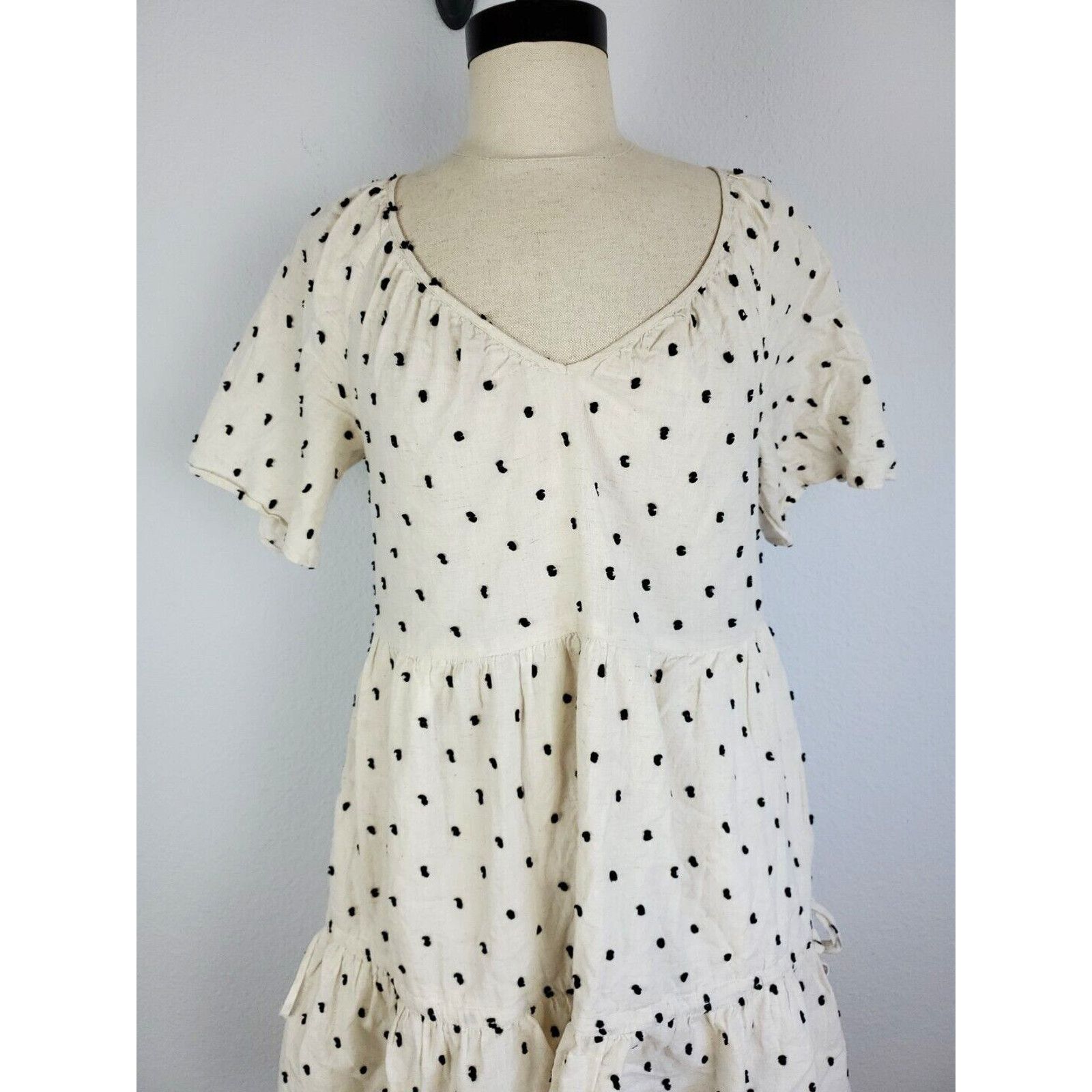 Madewell Madewell Dress Womens XXS Lorelei Cotton Linen Blend Size XXS / US 00 / IT 34 - 3 Thumbnail