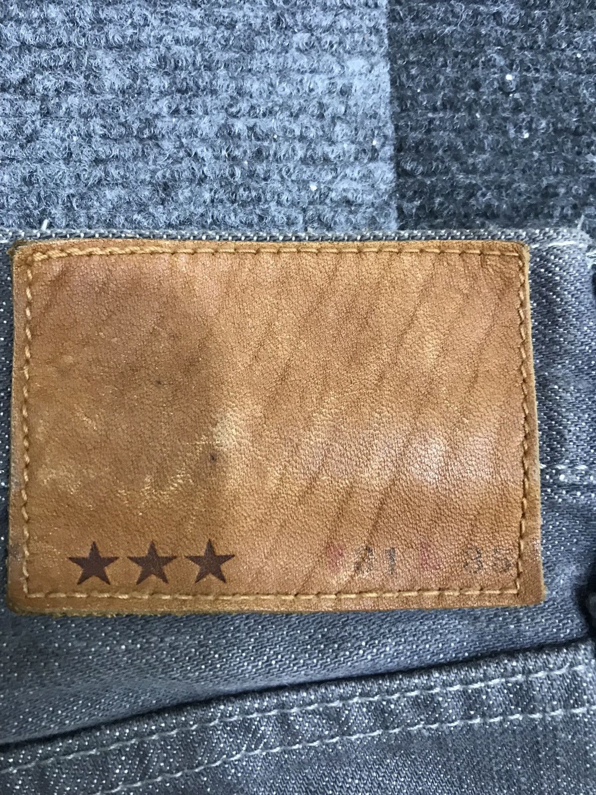 Japanese Brand 💥90s Style💥MODEST GOVERN REGULAR GREY JAPAN DENIM F400 Size US 29 - 18 Thumbnail
