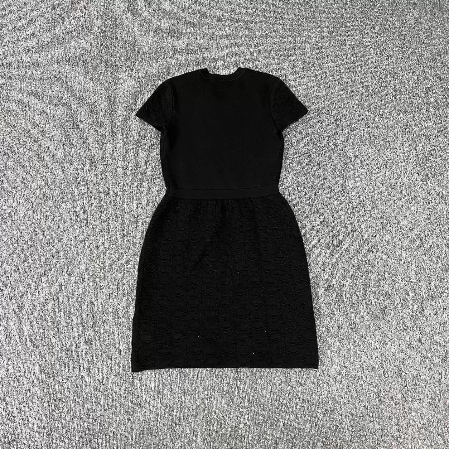Hermes Hermes Pig Nose Lock Print Cashmere-Silk Knit Dress 36 99 New Size XS / US 0-2 / IT 36-38 - 2 Thumbnail