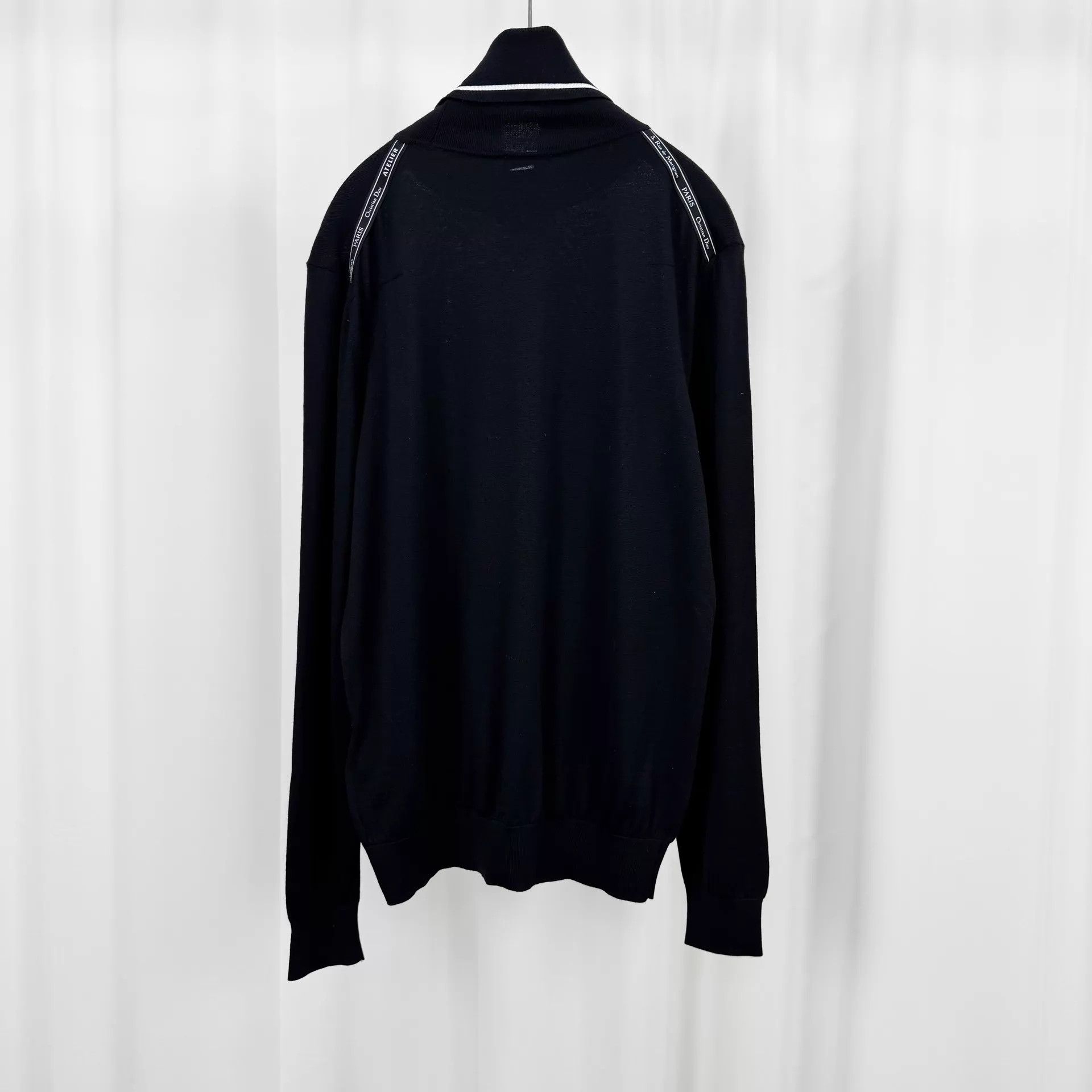 Dior Dior Embroidered Bee Logo Wool Knit Sweater L Size L / US 10 / IT 46 - 2 Thumbnail