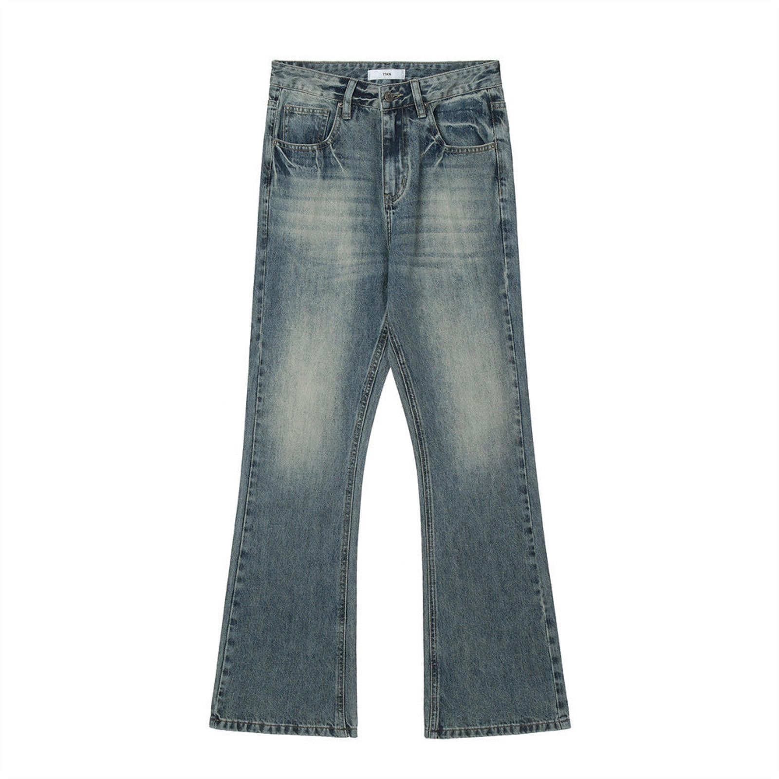 Vintage Lightning Whiskered Washed Flared Jeans Size US 30 / EU 46 - 1 Thumbnail