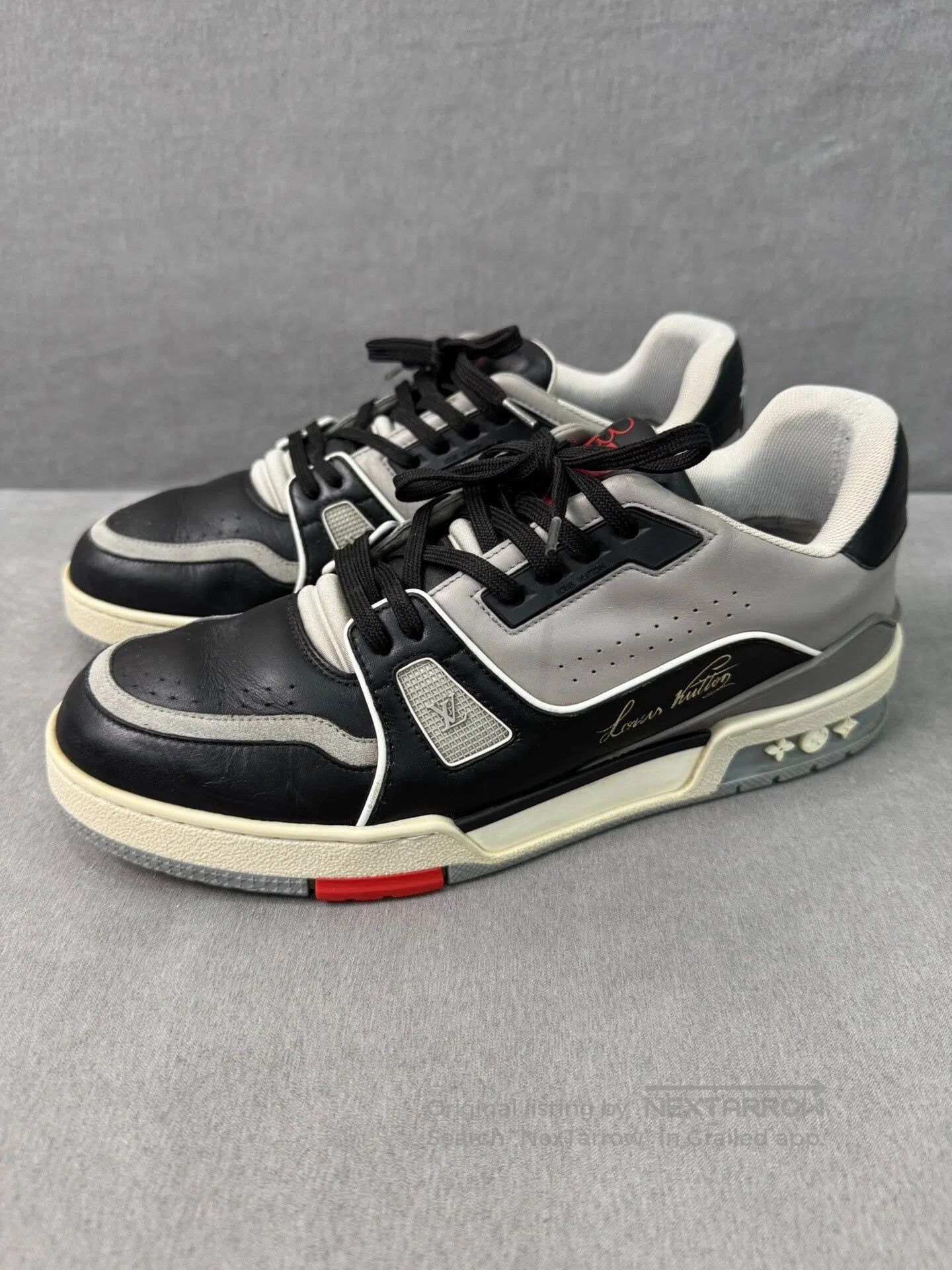 Louis Vuitton Louis Vuitton Trainer Black Cement. Size US 8 / EU 41 - 1 Thumbnail