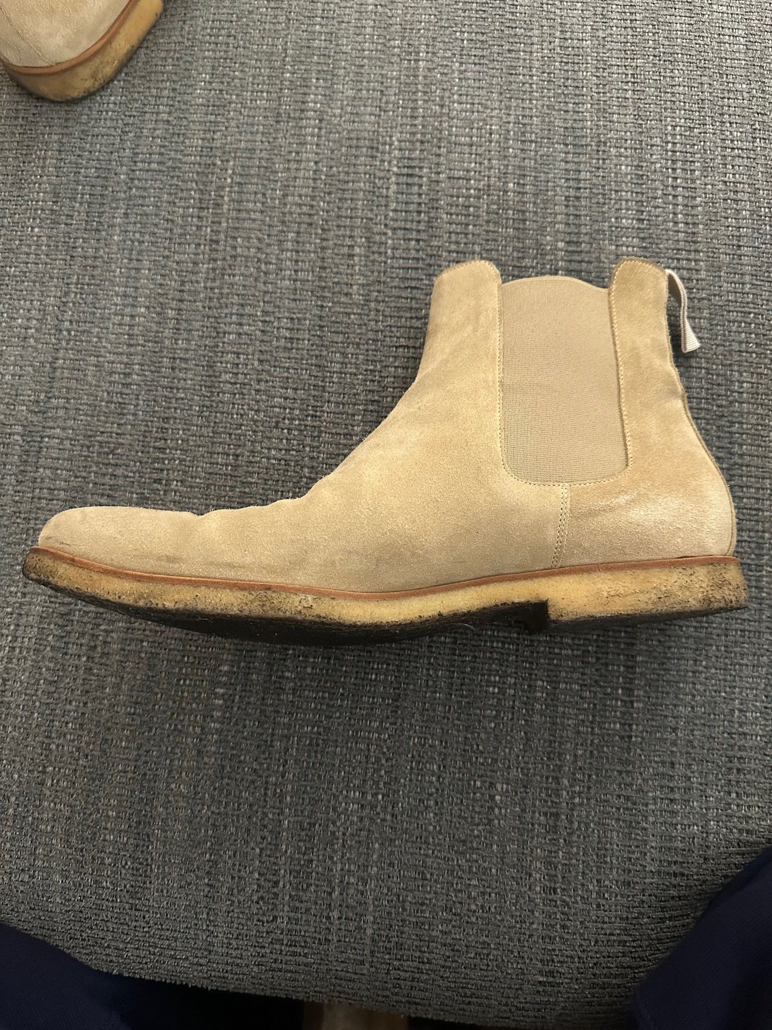 Common Projects Common Projects Suede Chelsea Boot 'Tan' Size US 12 / EU 45 - 8 Thumbnail