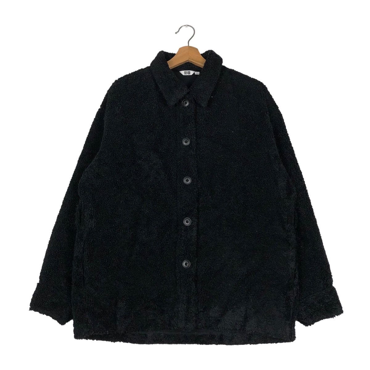 Japanese Brand 🔥Rich Black Vintage Button Jacket Work Uniqlo Undercover Size US L / EU 52-54 / 3 - 1 Thumbnail