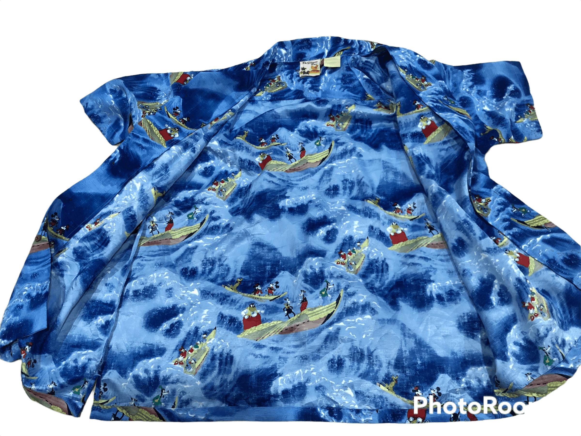 Mickey Mouse Vintage Disney Mickey Mouse Open Collar Hawaiian Shirt Size US L / EU 52-54 / 3 - 3 Thumbnail