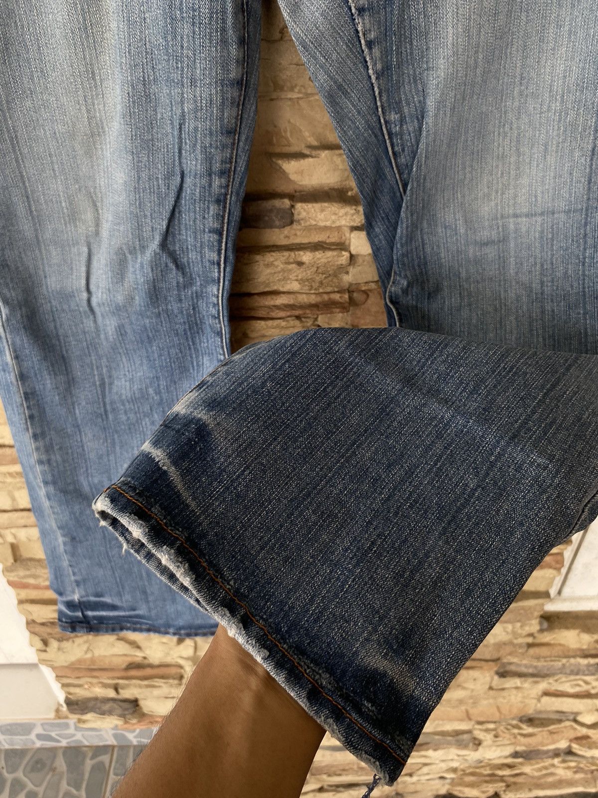 Japanese Brand 💥 Rare Flare Activewear Bootcut Jeans Size US 33 - 10 Thumbnail