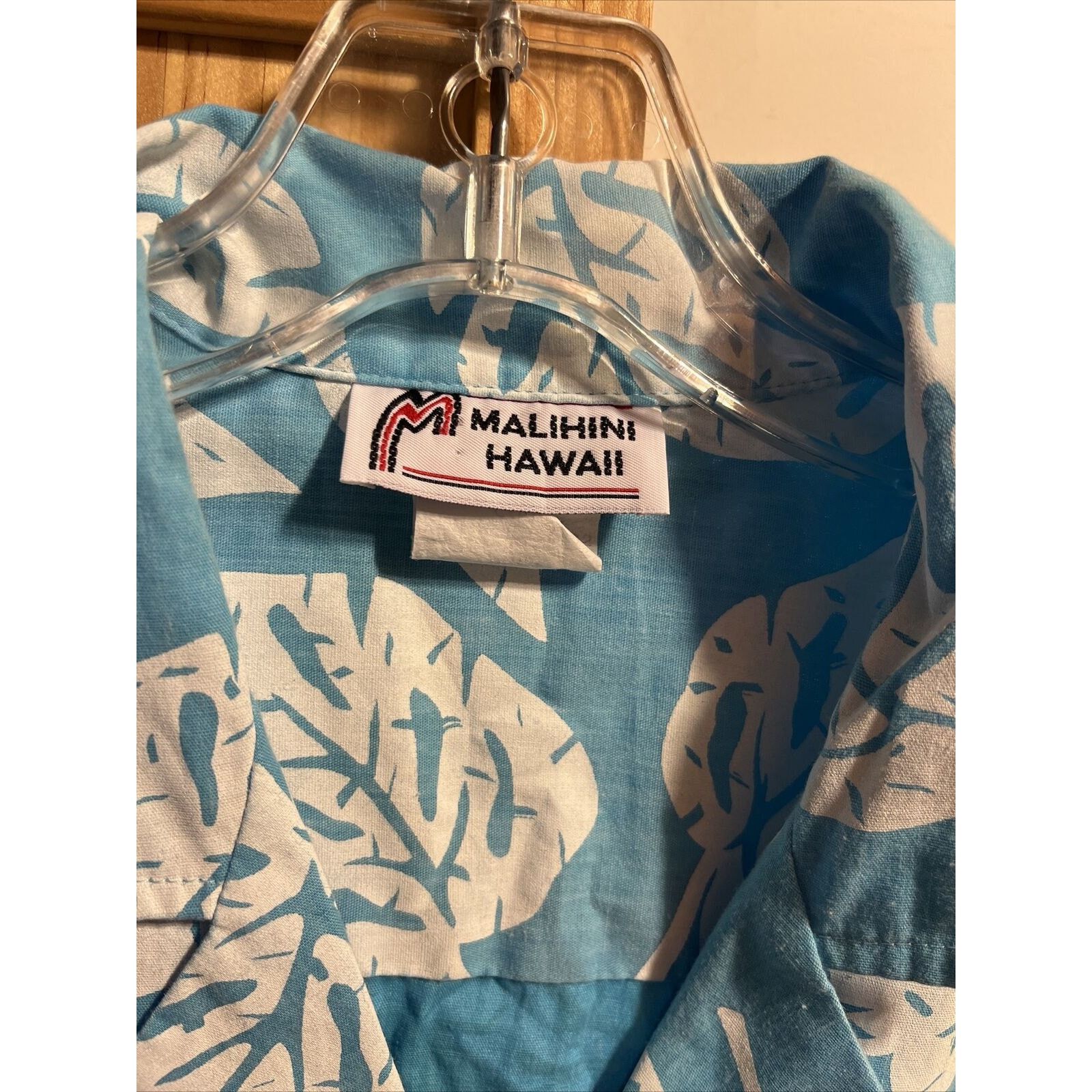 Other Malihini VTG Men’s L Blue Floral Cotton Blend Hawaiian Shirt Size US L / EU 52-54 / 3 - 2 Thumbnail