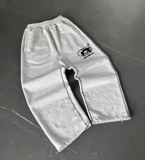 VIBE Y2K Baggy Grey Sweatpants Size US 32 / EU 48 - 5 Thumbnail